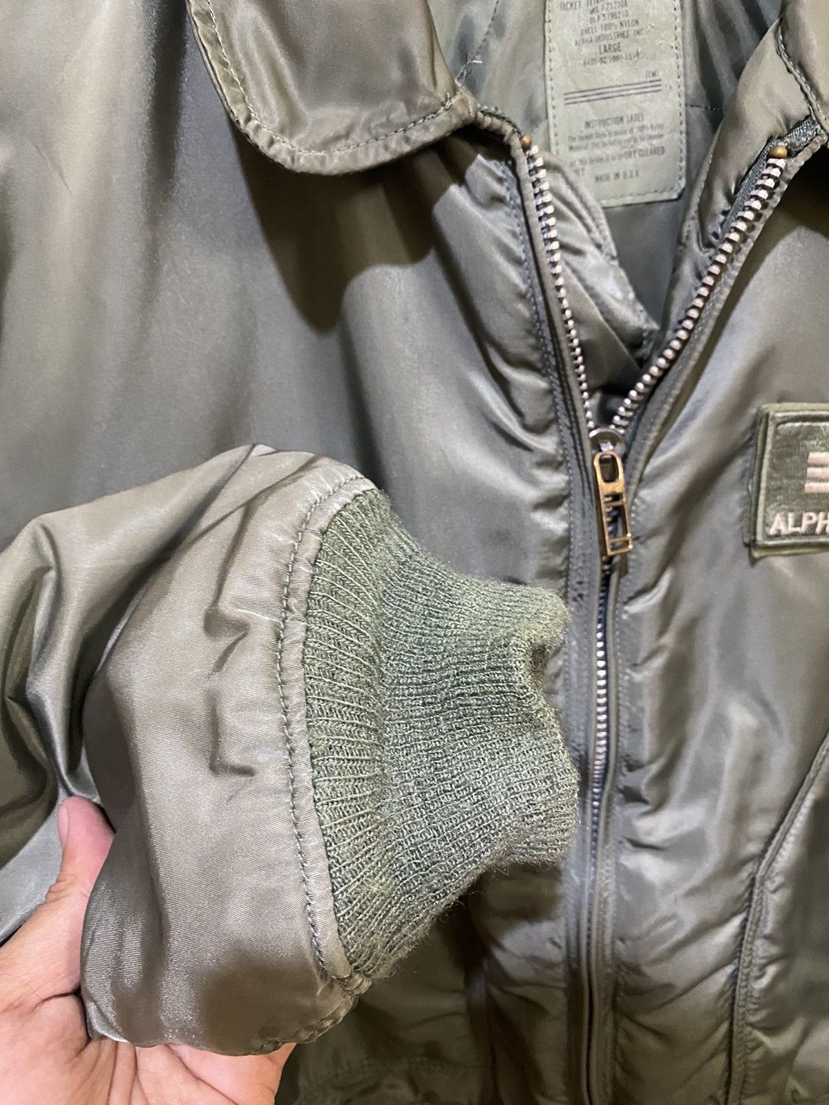 Alpha Industries CWU 45 VINTAGE ALPHA INC JACKET BOMBER Size US L / EU 52-54 / 3 - 5 Thumbnail