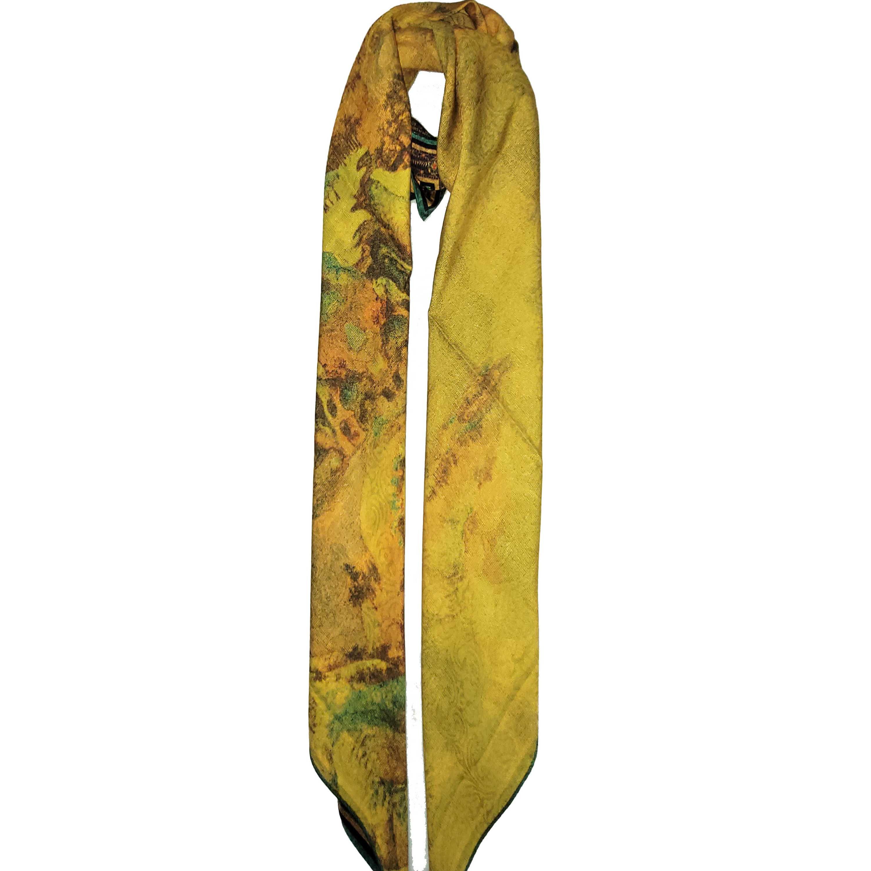 Other NWT Double Sided Silk Scarf 52"x52" Large Square Wrap 3228 Size ONE SIZE - 5 Thumbnail