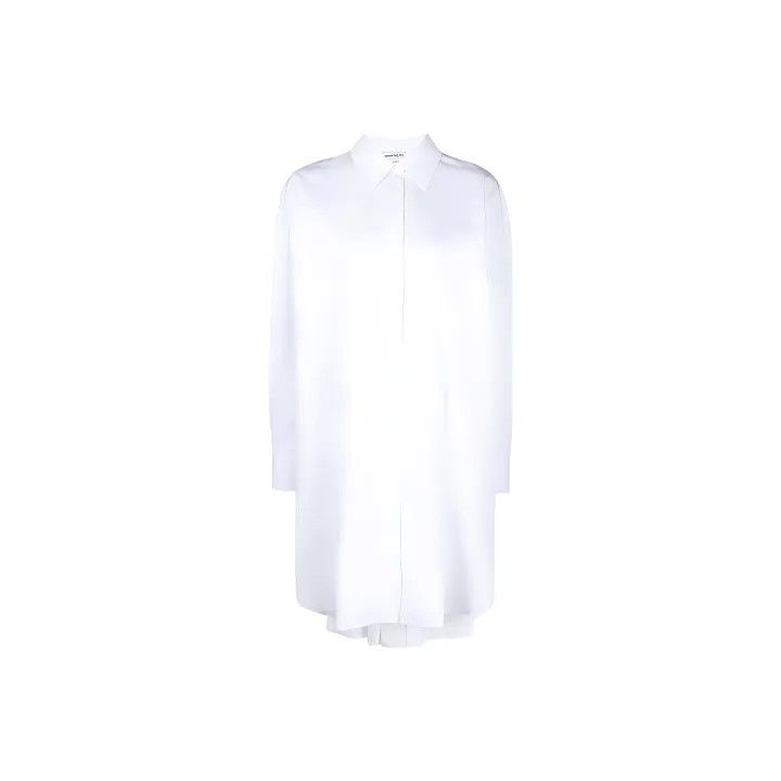 Alexander McQueen Alexander McQueen White Long Sleeve Dress 0079 Size M / US 6-8 / IT 42-44 - 1 Thumbnail