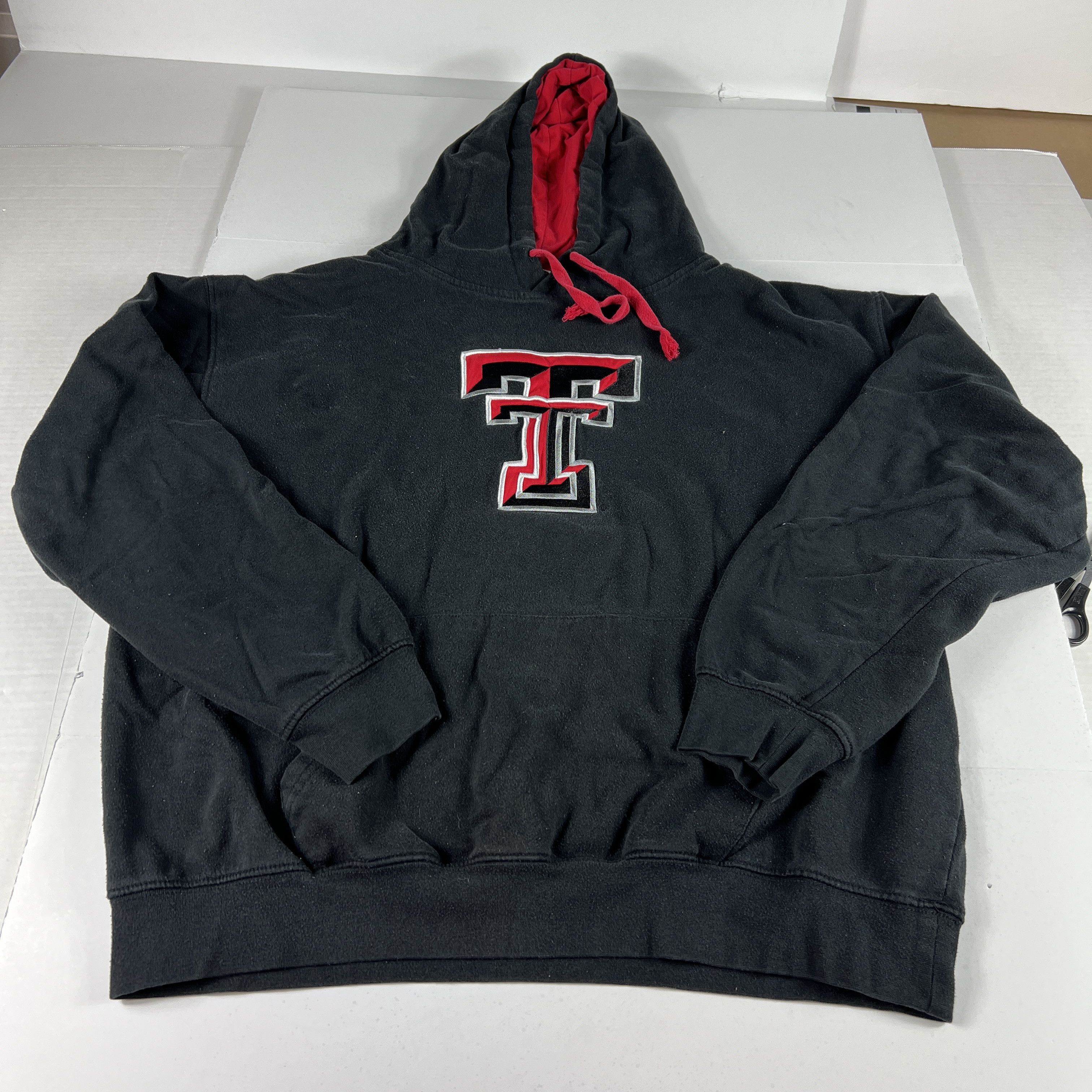 NCAA Stadium Texas Tech Red Raiders Sweatshirt Black Faded Hoodie Size US XXL / EU 58 / 5 - 1 Thumbnail