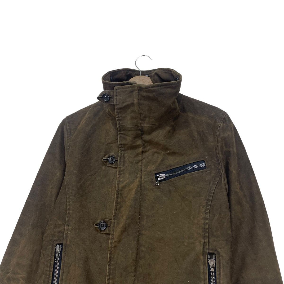14th Addiction 🫴🏻Vintage Italian Designer Shellac Riri Zip Jacket Size US S / EU 44-46 / 1 - 4 Thumbnail