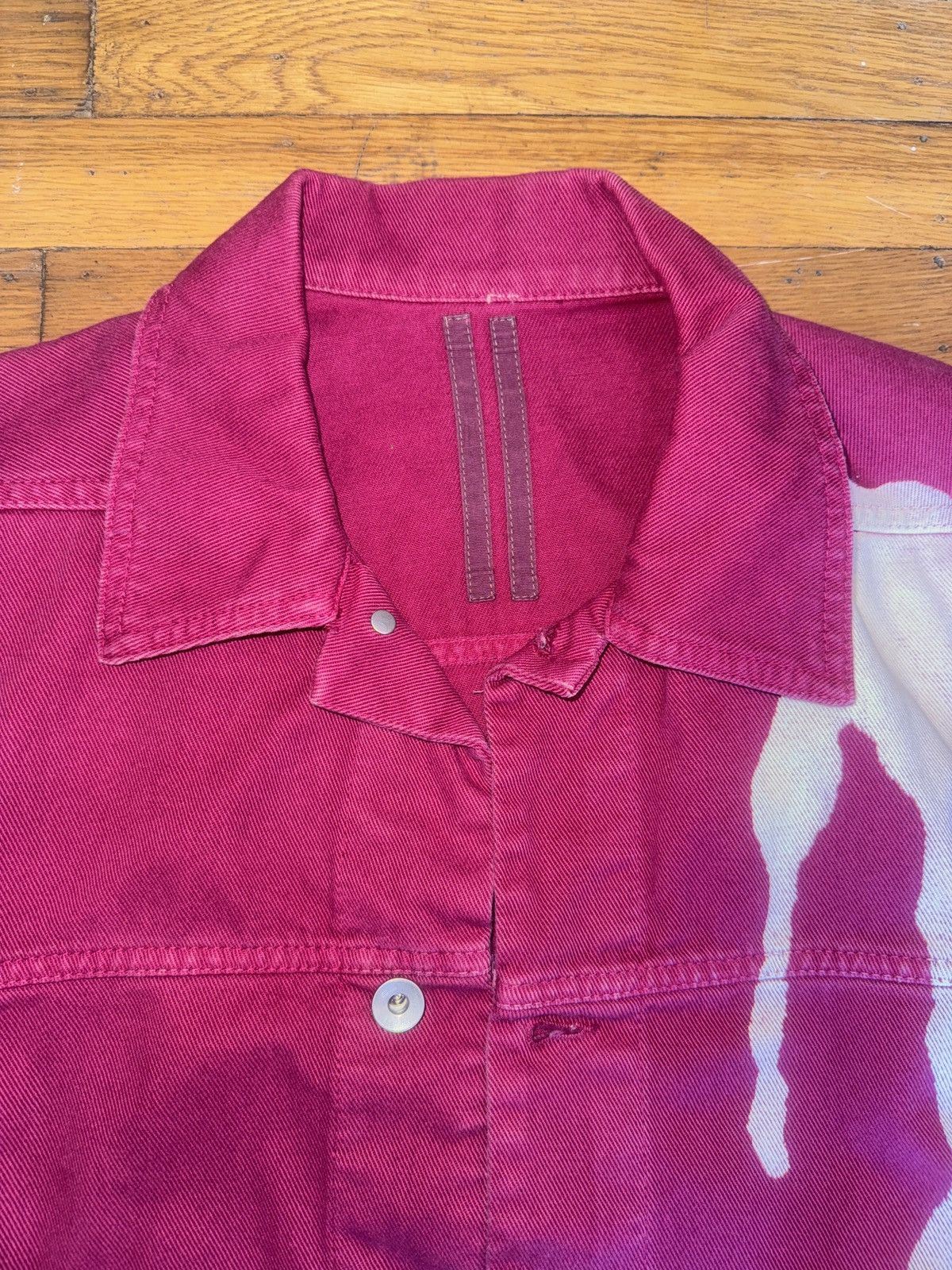 Rick Owens Drkshdw Rick Owens DRKSHDW FW19 Vomit Worker Jacket Size US L / EU 52-54 / 3 - 3 Thumbnail