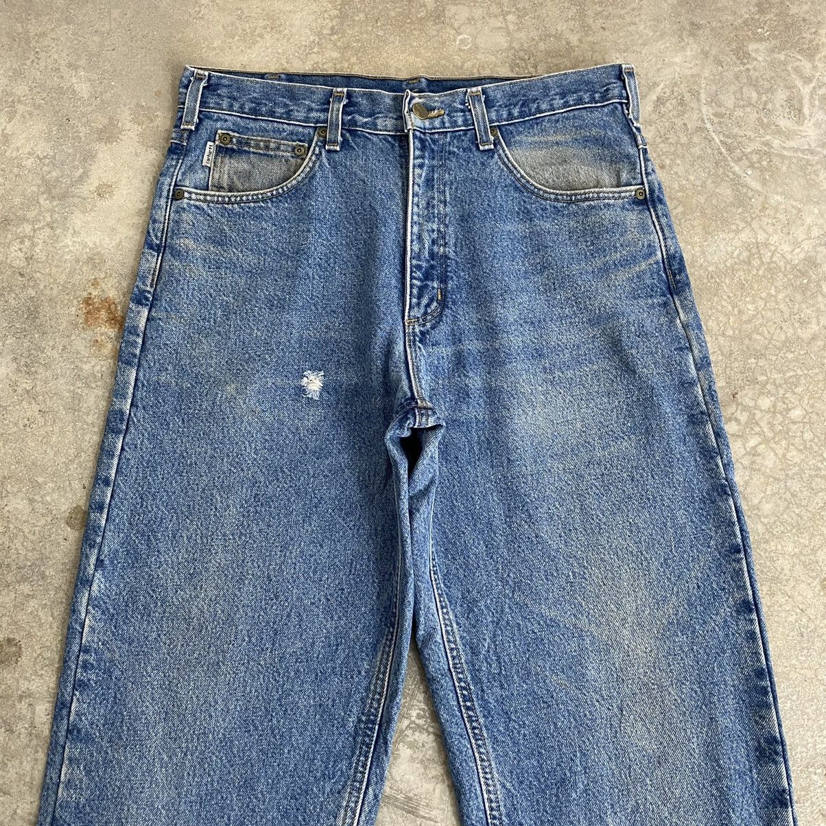 Carhartt Vintage Carhartt Blanket Lined Relaxed Fit Denim Jeans Size US 32 / EU 48 - 5 Thumbnail