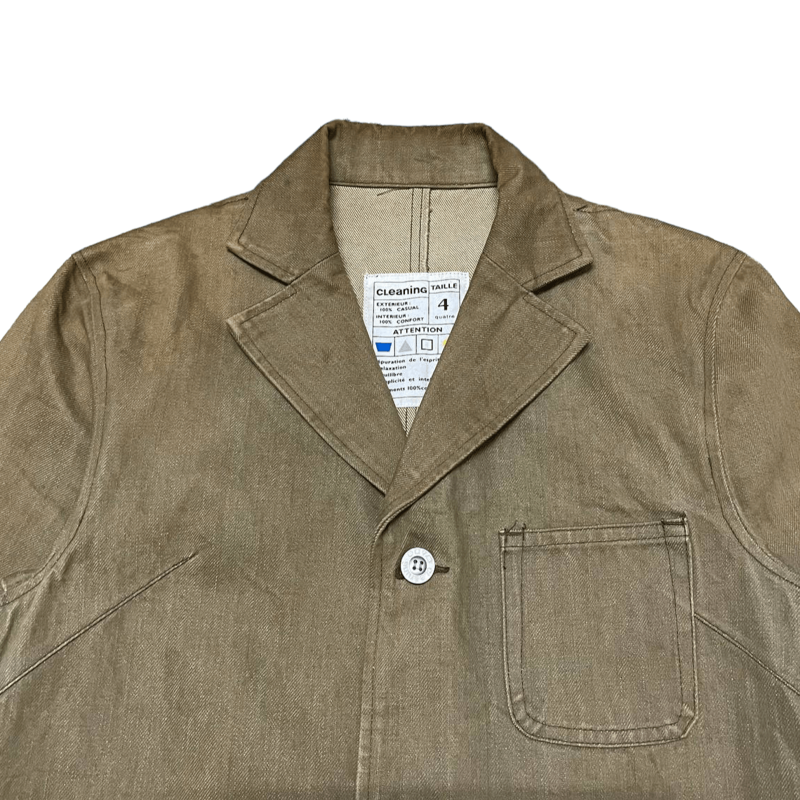Japanese Brand Vintage Cleaning Chore Coat Jacket Size US S / EU 44-46 / 1 - 5 Thumbnail