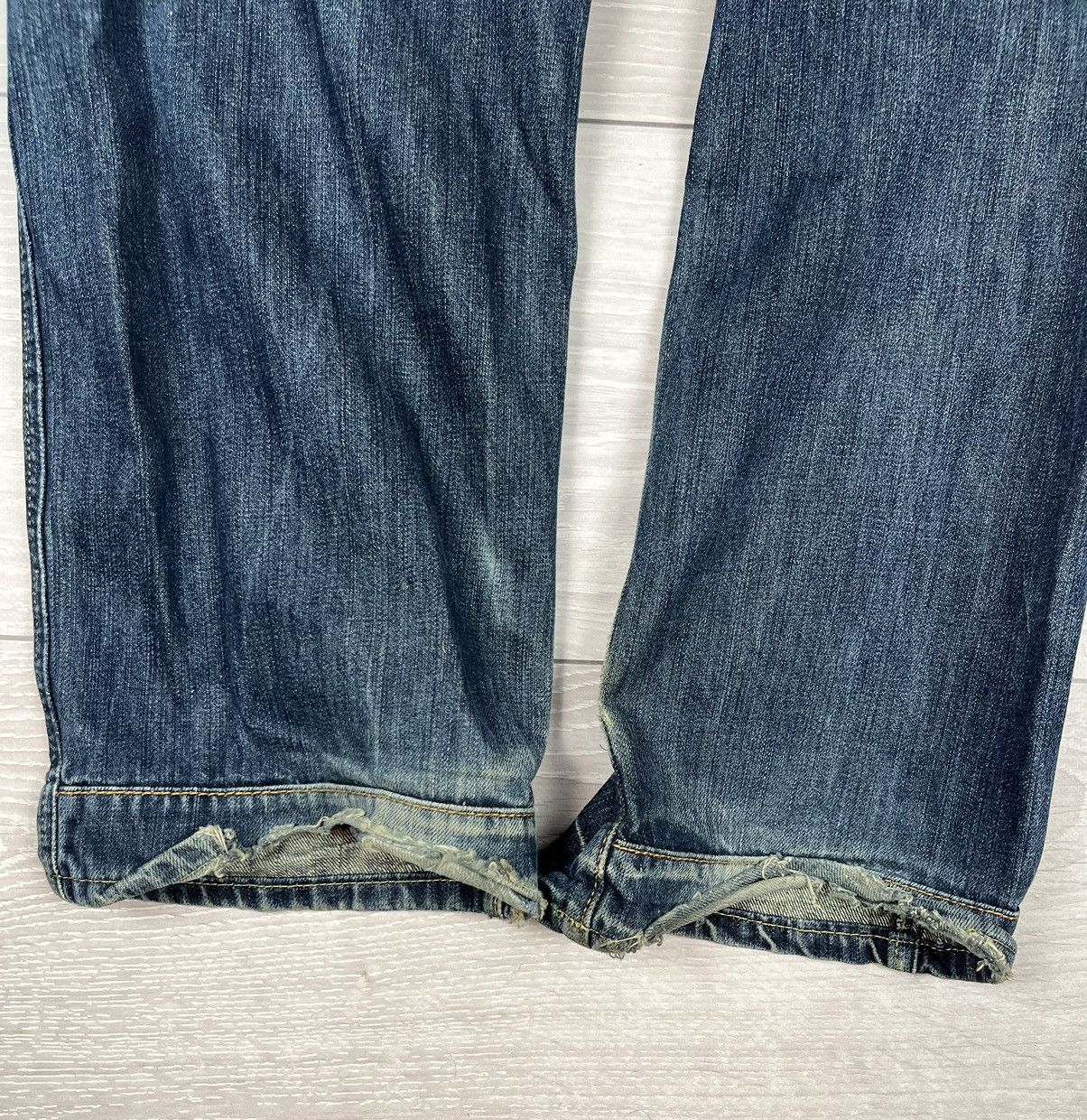 G-Star G Star Raw Elwood Denim Loose Fit Washed Distressed Pants Size US 31 - 13 Thumbnail