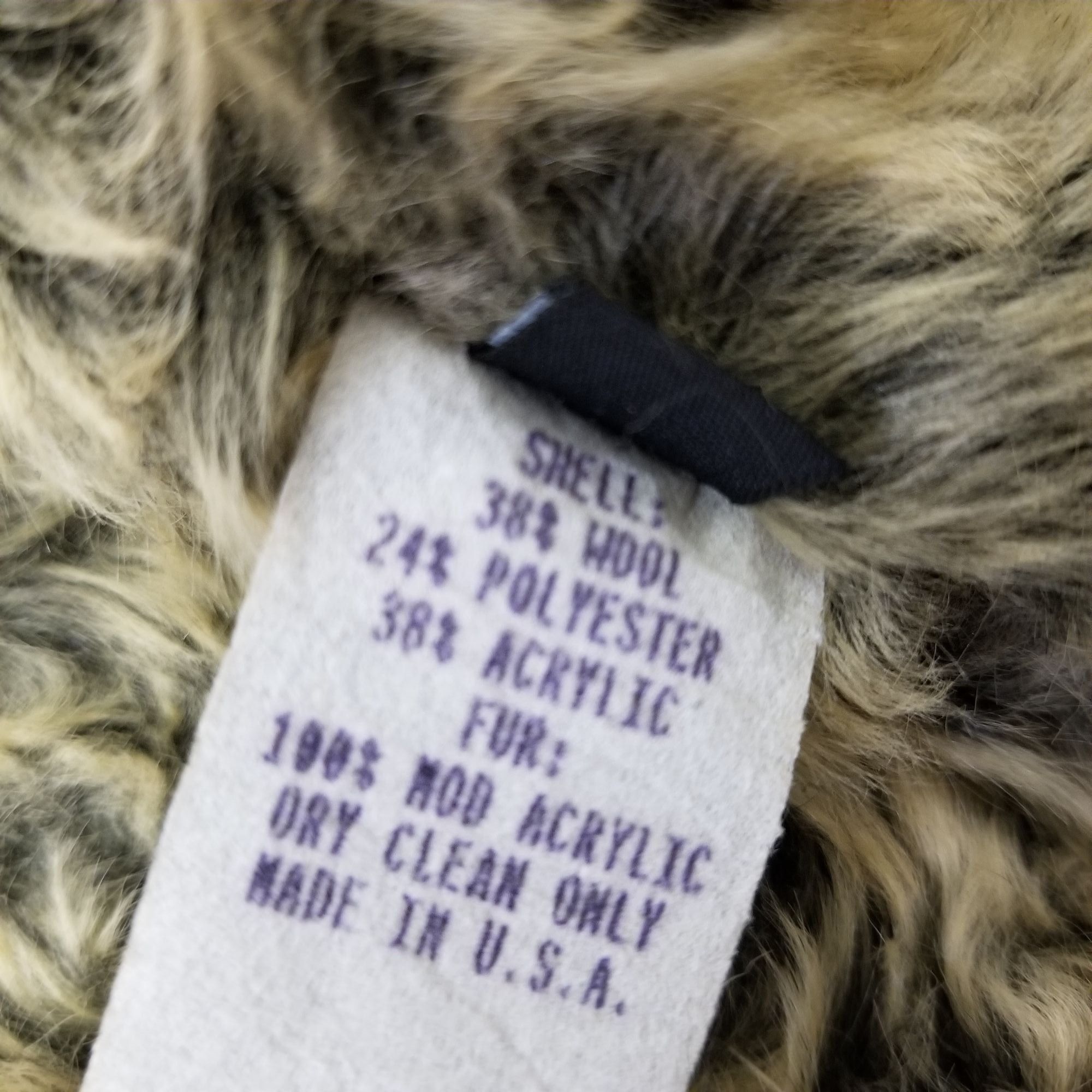 Fjallraven Fjall Wool M Coat USA Charcoal Gray Faux Fur Lined Toggle BI Size M / US 6-8 / IT 42-44 - 5 Thumbnail