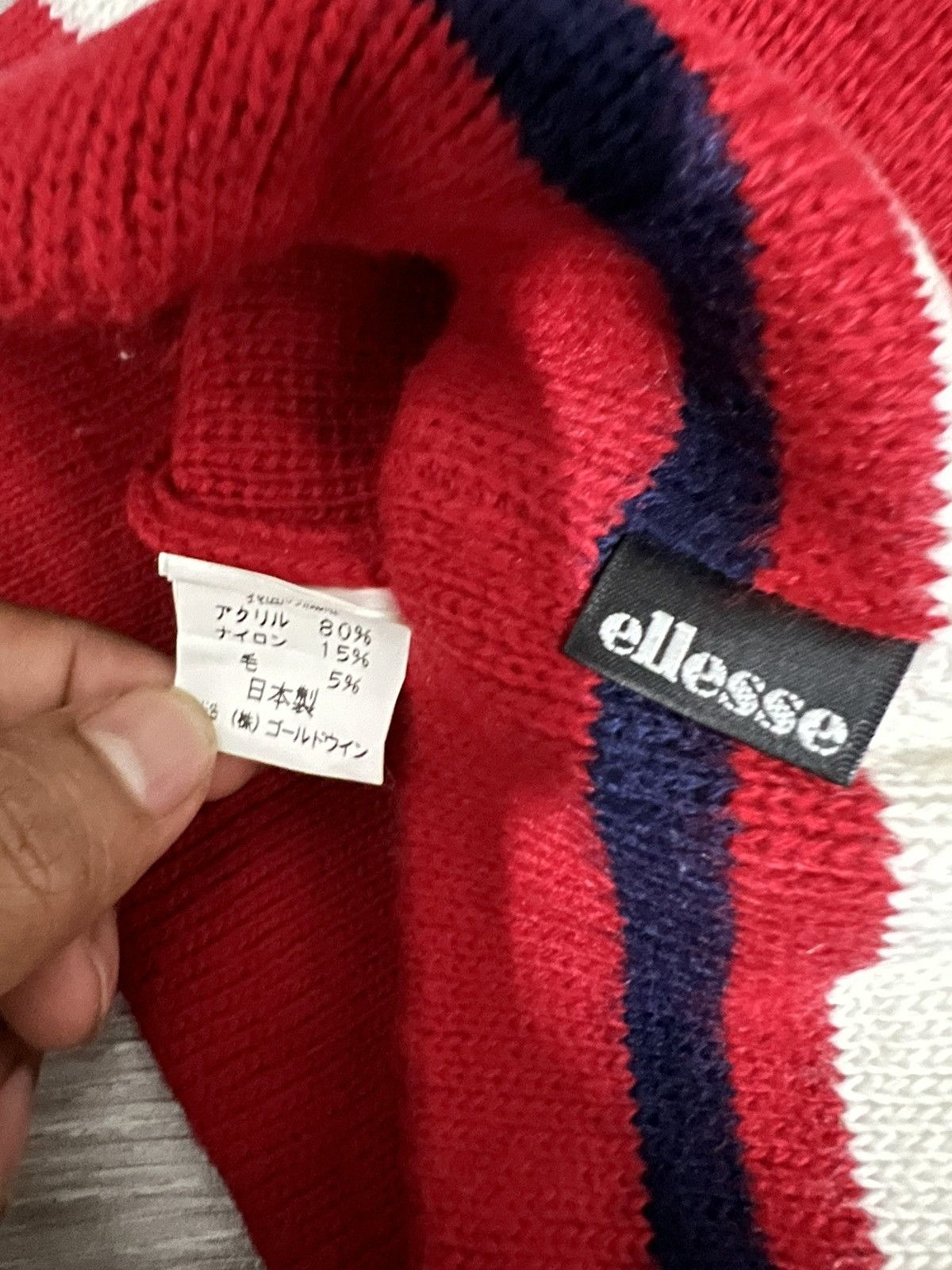Ellesse Vintage Ellesse Tomandjerry Cartoon Beanie Hat Size ONE SIZE - 6 Thumbnail