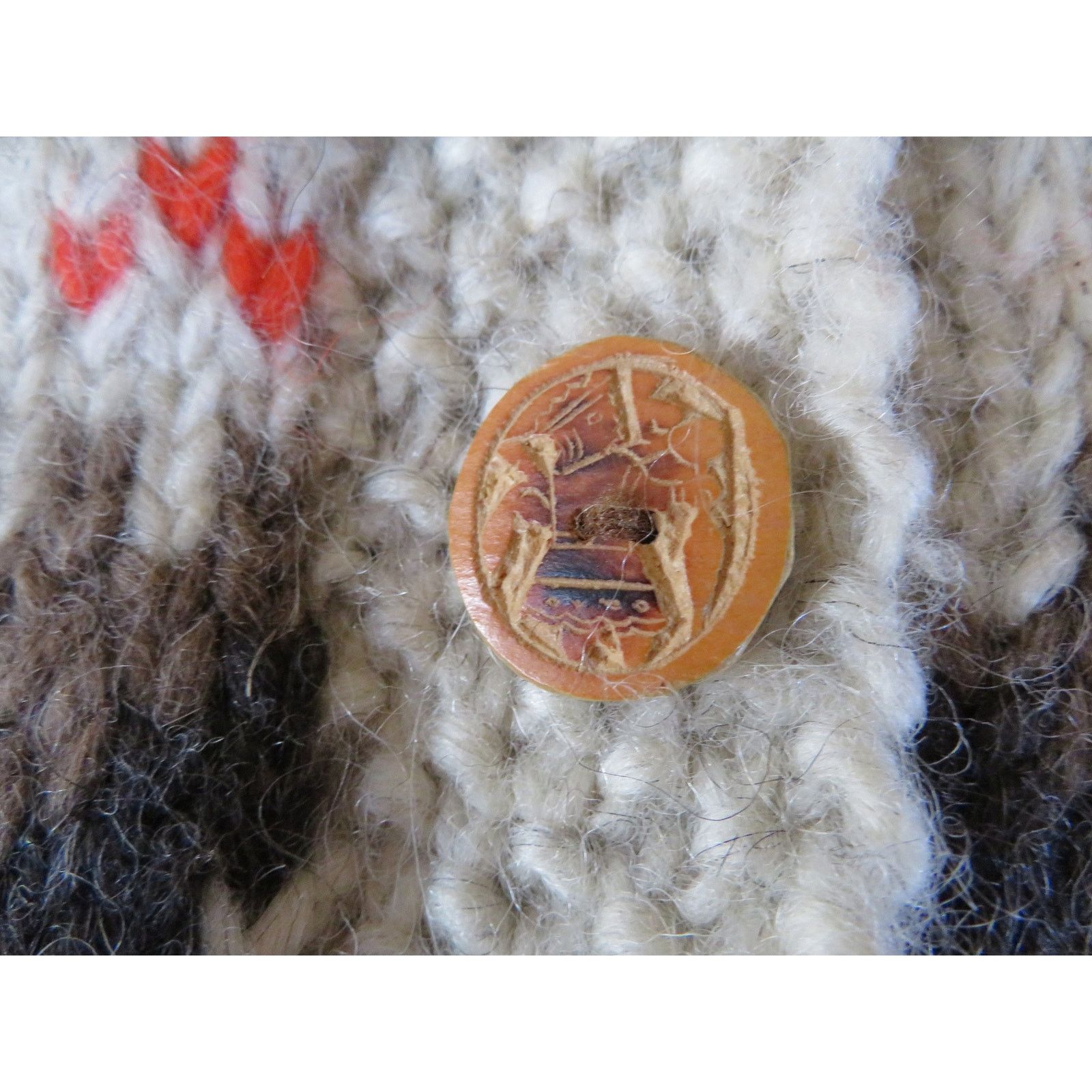 Other Knit Sweater Bodice Cardigan Designer Buttons Beige Wool M? Size M / US 6-8 / IT 42-44 - 4 Thumbnail