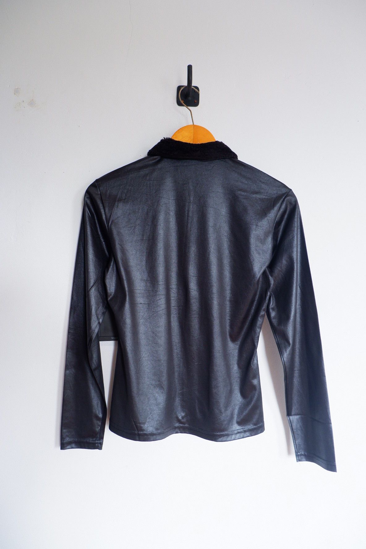 Tripp NYC Tripp Nyc Gothic Glossy Zip Long Sleeve Size S / US 4 / IT 40 - 2 Thumbnail