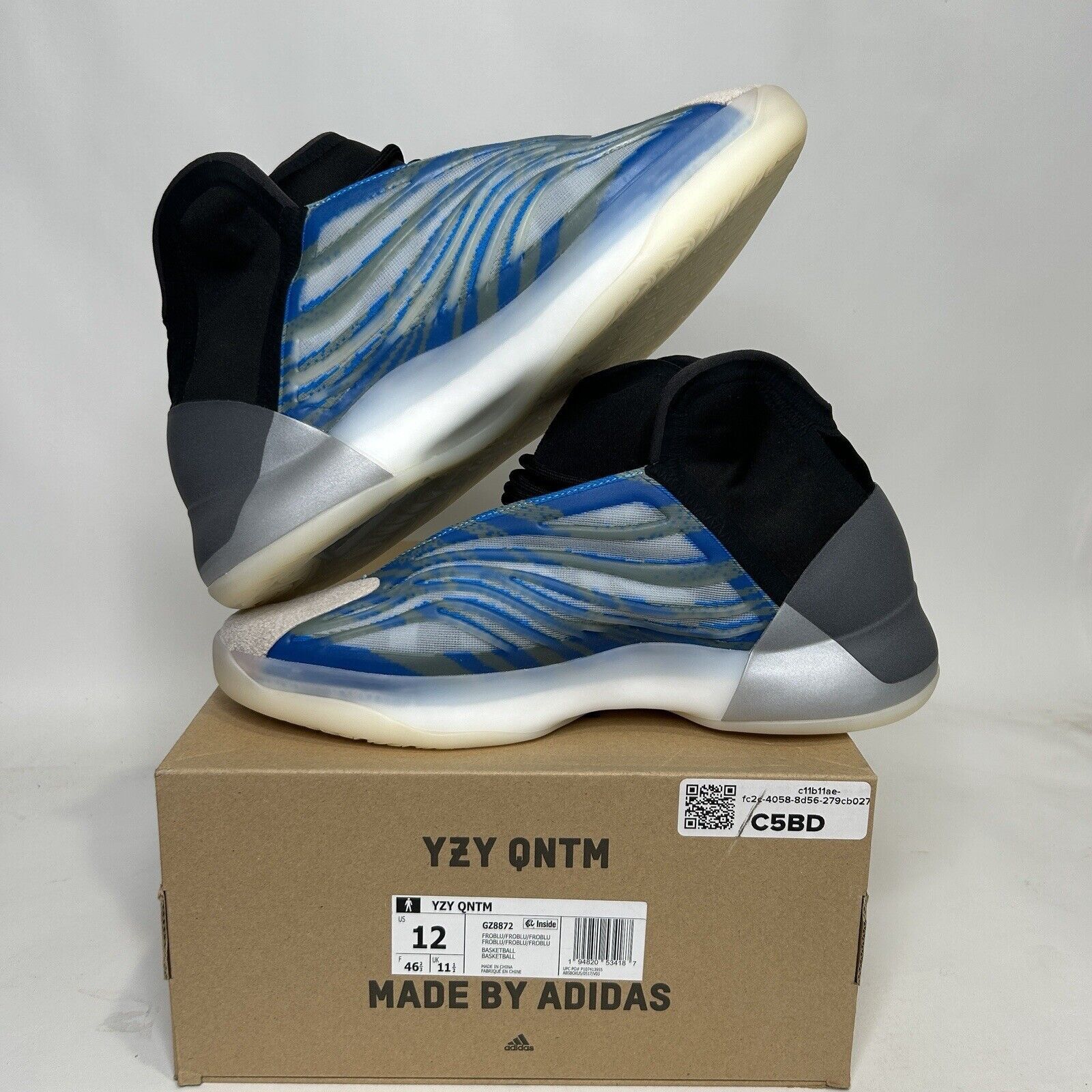 Adidas adidas Yeezy QNTM “Frozen Blue” 2024 Size US 12 / EU 45 - 3 Thumbnail