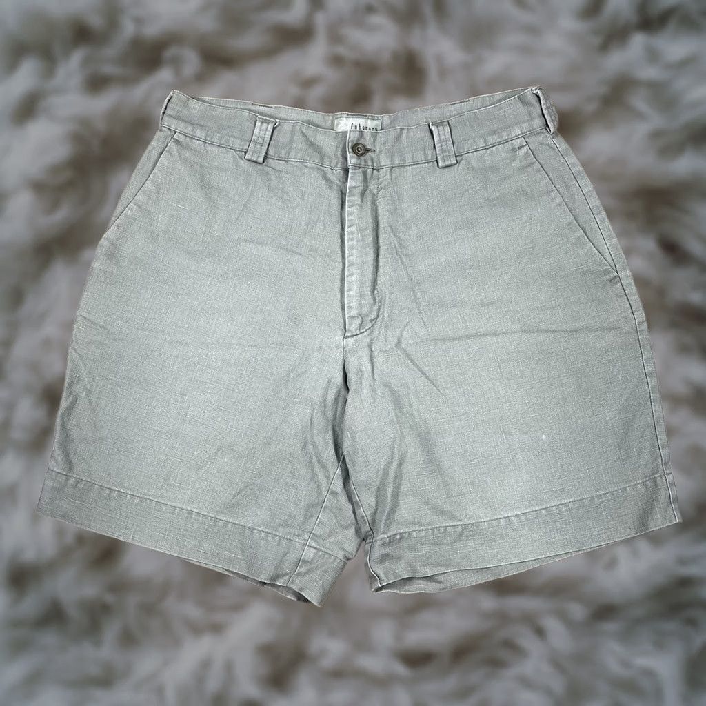 Cubavera Cubavera Shorts Mens 36 Beige Linen Cotton Blend Flat Front Khaki Chino Slack Mens Regular Flat Front Nylon? Size US 36 / EU 52 - 1 Thumbnail