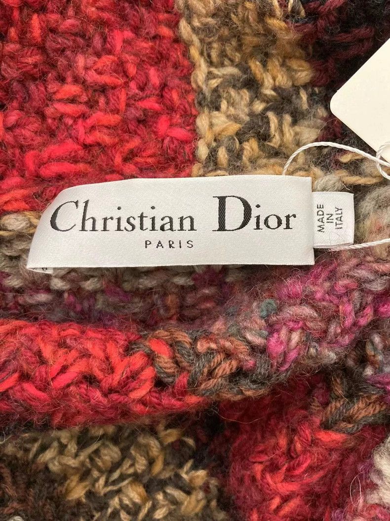 Dior Dior Colorful wool knitted coat Size XS / US 0-2 / IT 36-38 - 6 Thumbnail