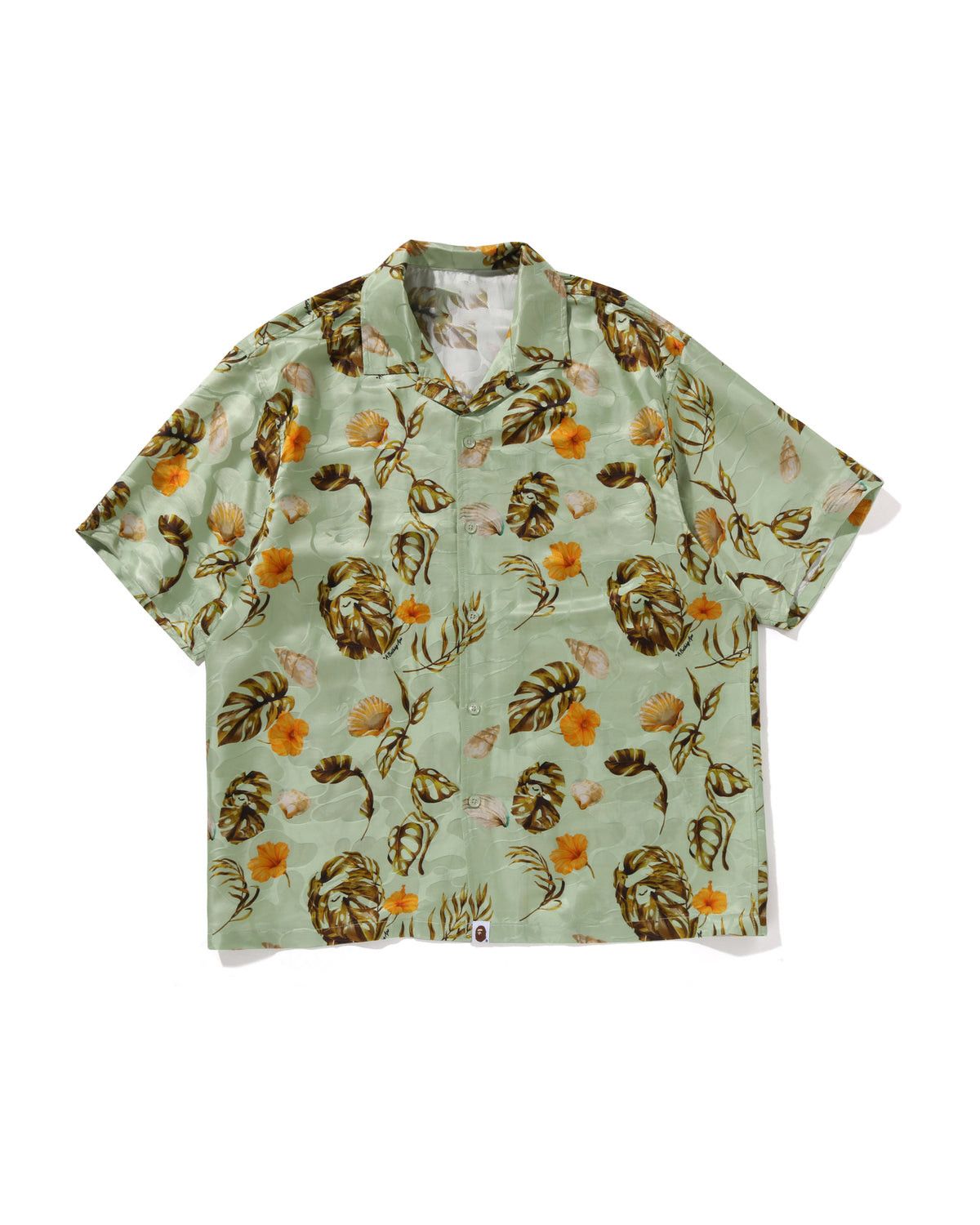 Designer Green Vacation Pattern Shirt – Effortless Tropical Style Size US S / EU 44-46 / 1 - 3 Thumbnail