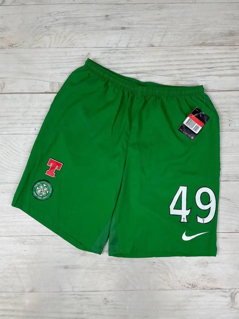 Nike Nike Celtic FC Player Issue #49 Shorts Football Soccer Size US 36 / EU 52 - 1 Thumbnail