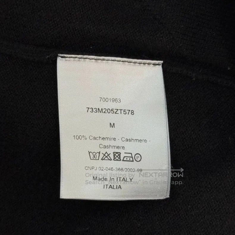 Dior Dior Black Cashmere Zip Hoodie M. Size US M / EU 48-50 / 2 - 6 Thumbnail
