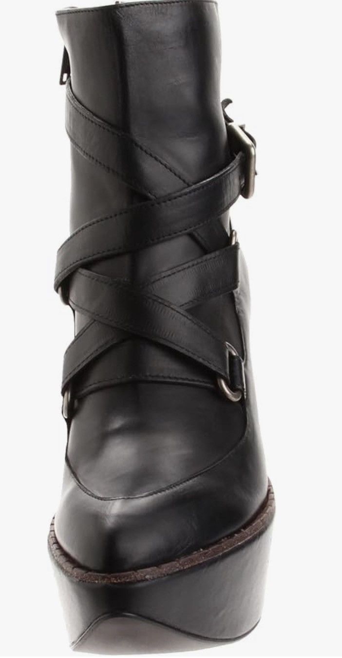 Robert Clergerie Robert Clergerie OKI Platform Leather Boot Size US 6 / IT 36 - 7 Thumbnail