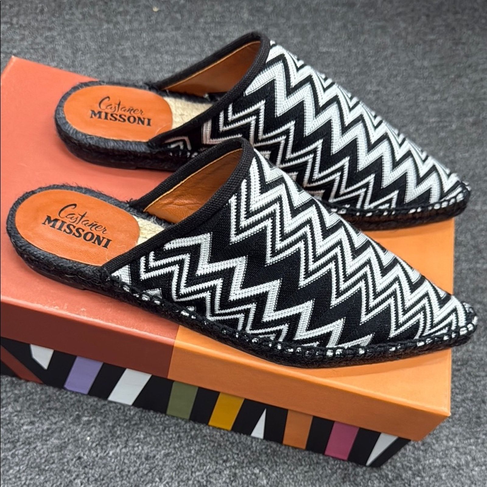 Missoni NWT Castaner Missoni Zigzag espadrilles loafer Size 37 US 7 Size US 7 / IT 37 - 1 Thumbnail