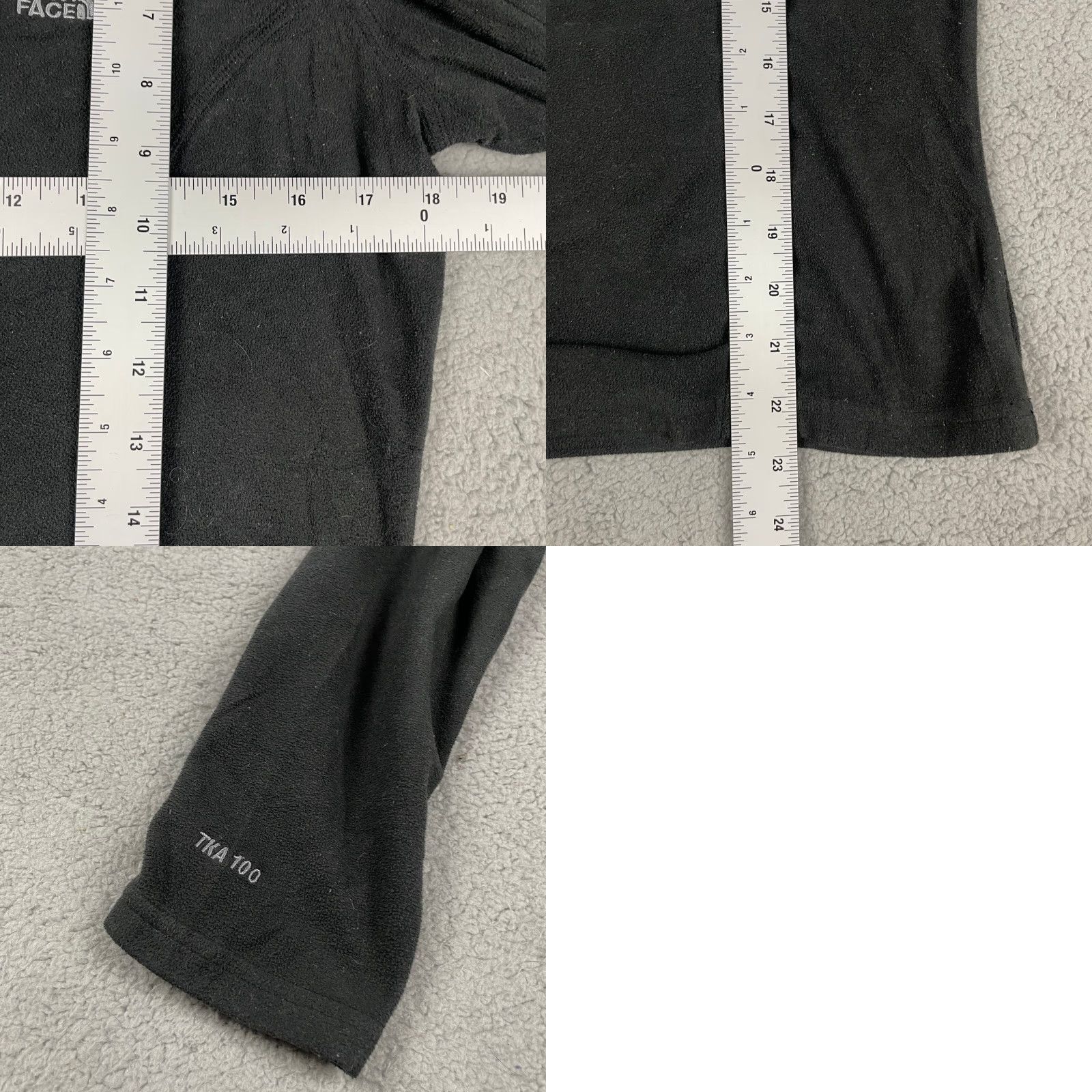 The North Face VINTAGE The North Face Sweater Women's M Pullover 1/4 Zip Black Fleece Mock Neck Running Activewear Mens? Girls? Wait. Size M / US 6-8 / IT 42-44 - 8 Thumbnail