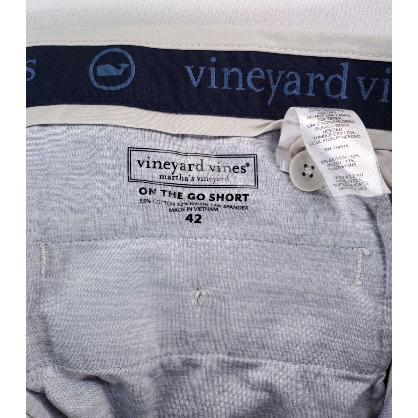 Vineyard Vines Vineyard Vines OTG On the Go Shorts Tan White Mens 44 Beige Chino Lot of 2 Mens Size US 44 / EU 60 - 3 Thumbnail