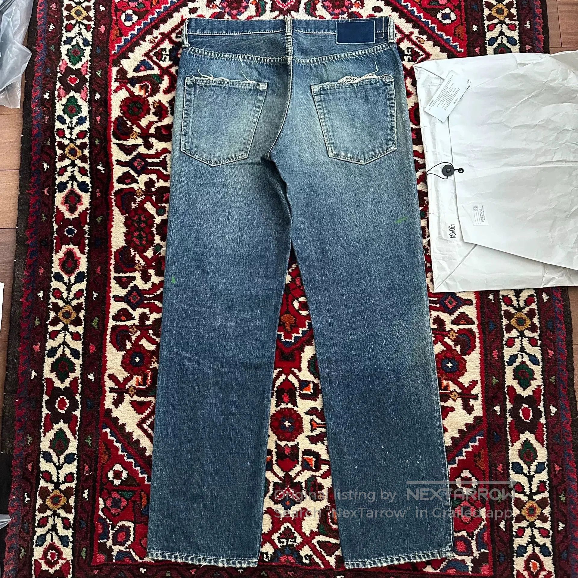 Visvim visvim distressed denim jeans with bag and tags. Size US 34 / EU 50 - 2 Thumbnail