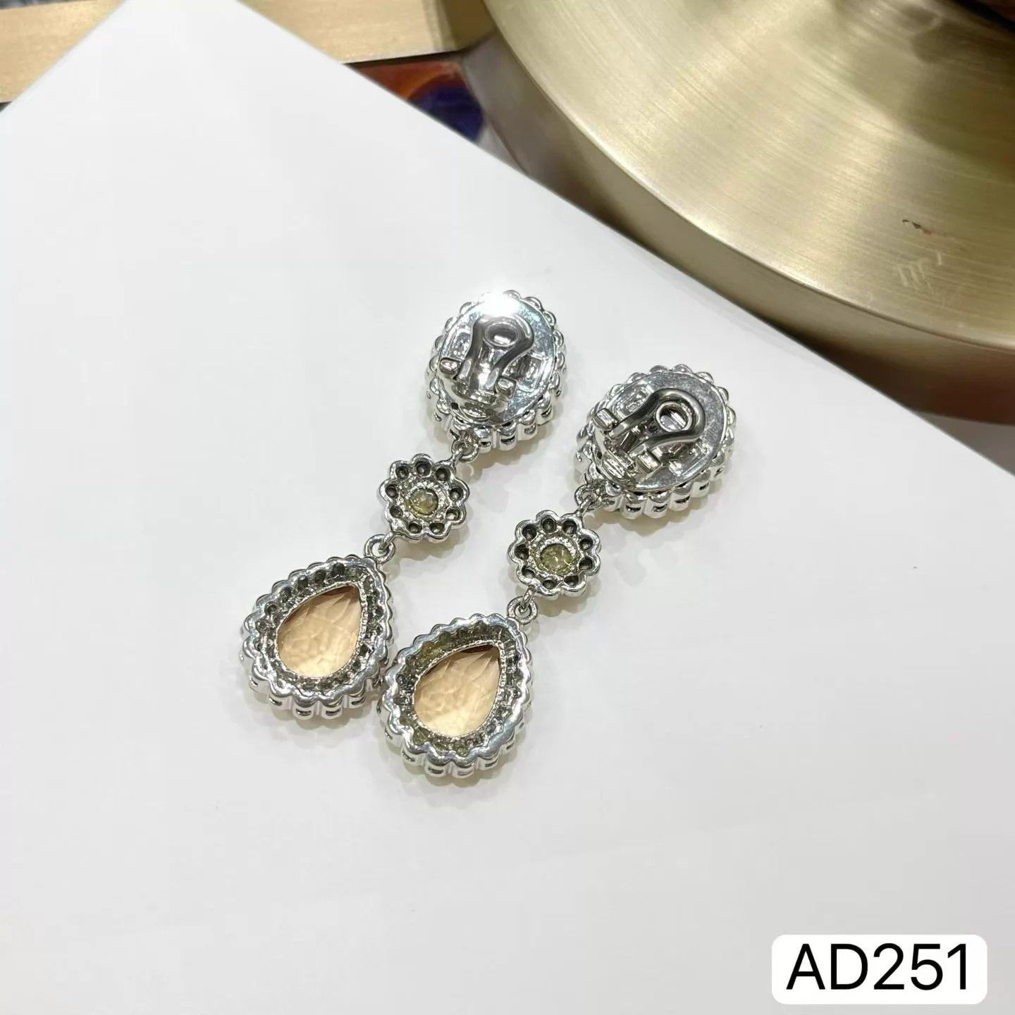 Miu Miu MIU MIU Crystal Gem Limited Edition Earrings New Size ONE SIZE - 5 Thumbnail