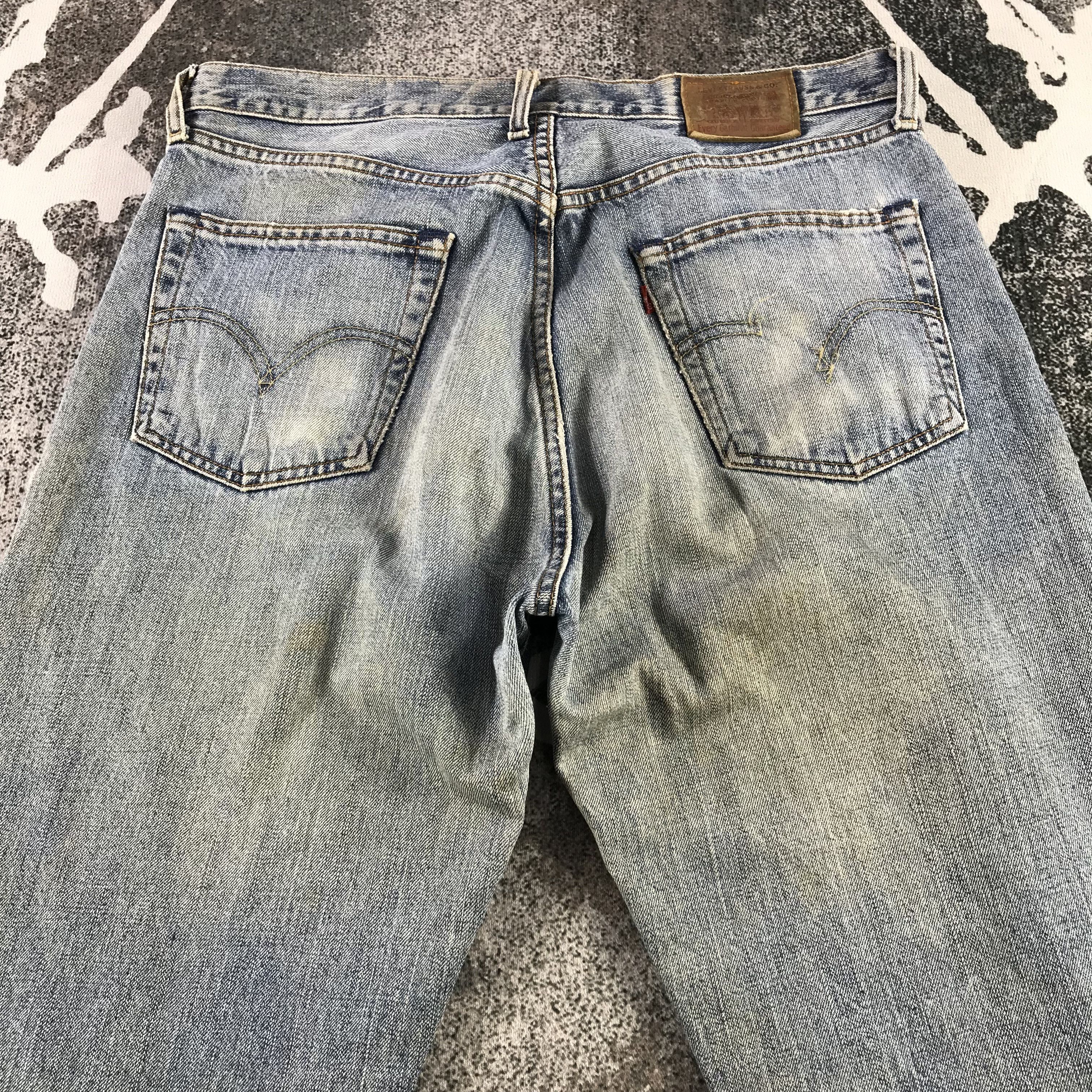 Levi's Vintage Levis 503 Jeans Dirty Wash Denim KJ3360 Size US 34 / EU 50 - 4 Thumbnail