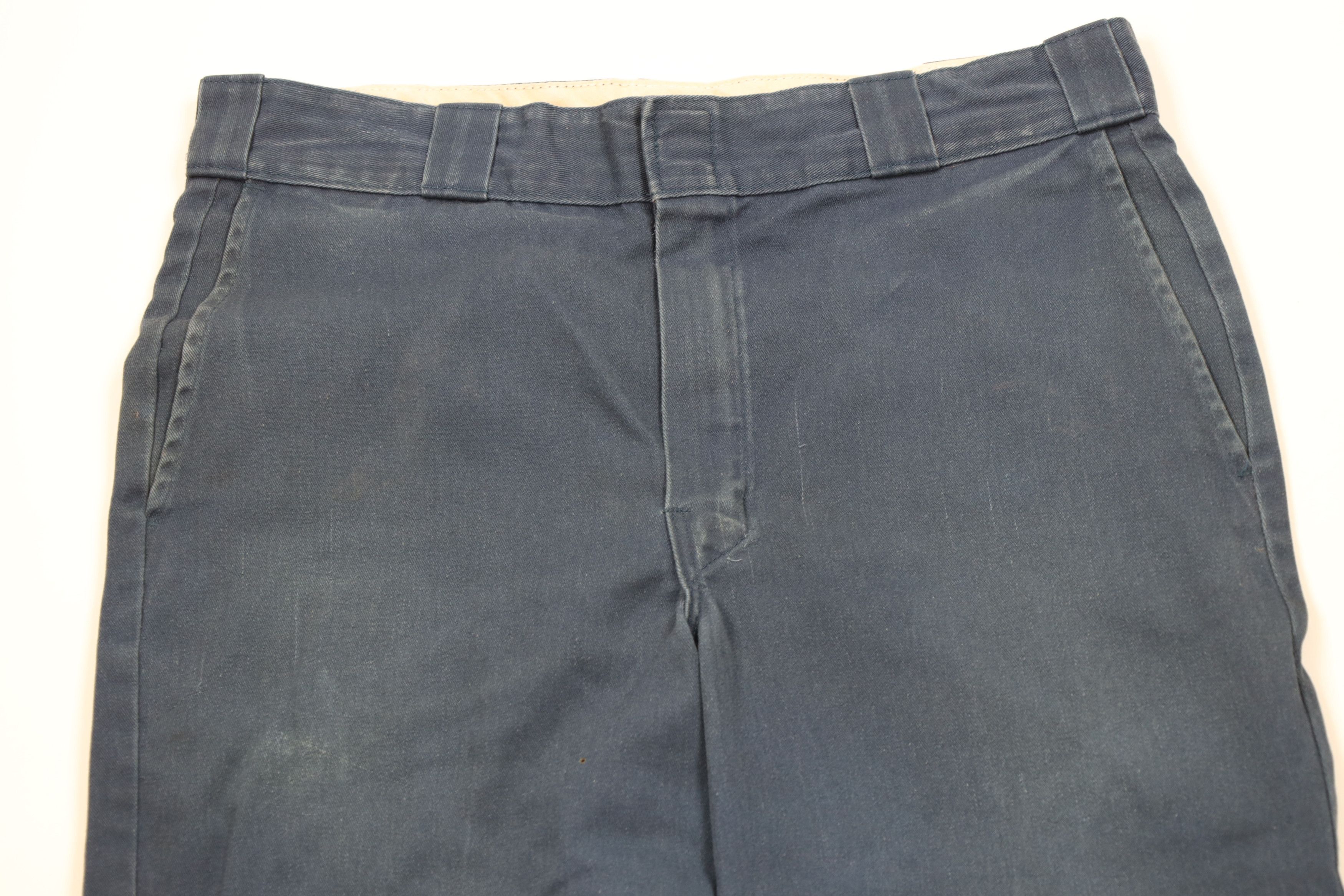 Dickies Vintage 90s Y2K Dickies Wide Leg Workwear Pants Navy Blue Size US 34 / EU 50 - 2 Thumbnail