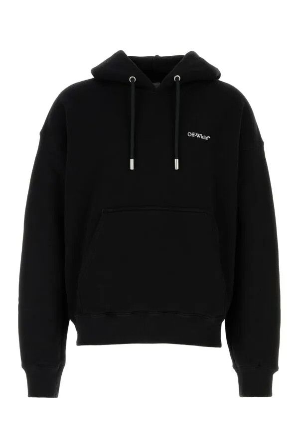 Off-White o1s22i1n1124 Windy Arrow Hoodie in Black Size US XL / EU 56 / 4 - 1 Thumbnail