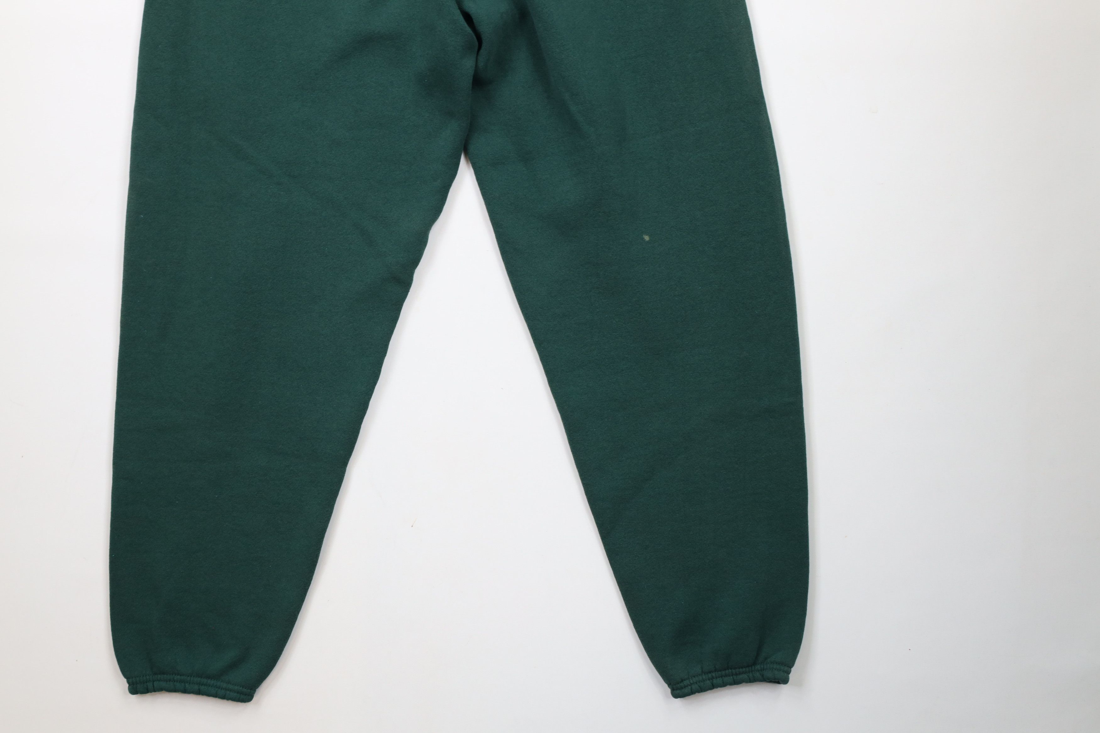 Vintage Vintage 90s Streetwear Sweatpants Joggers Hunter Green USA Size US 36 / EU 52 - 11 Thumbnail