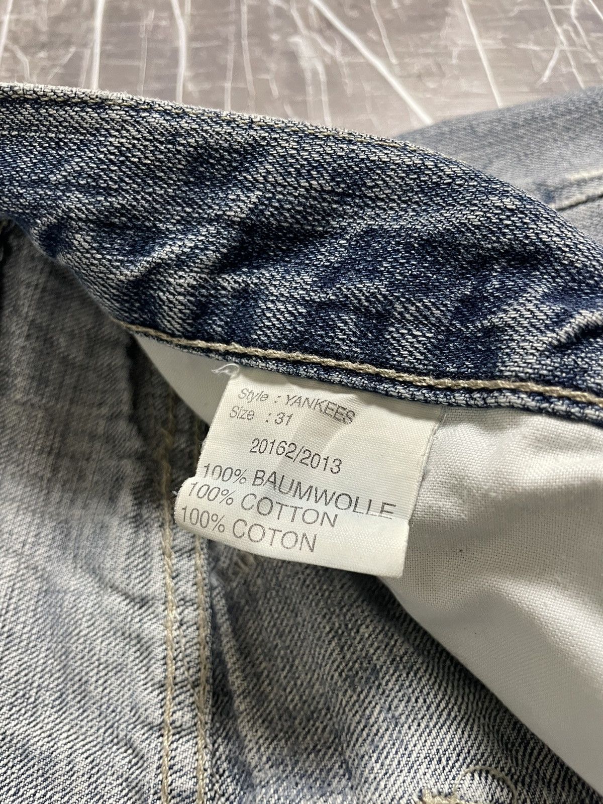 If Six Was Nine × Japanese Brand × KMRii Y2K Distressed Denim Jeans Tornado Mart Hysteric Punk Style Size US 31 - 18 Thumbnail