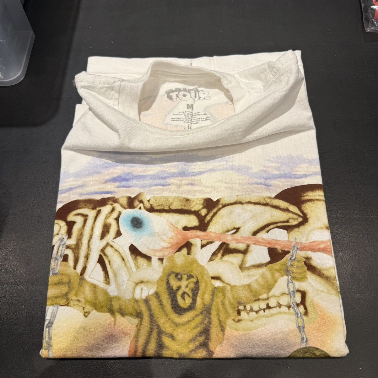Travis Scott Travis Scott Utopia US Tour Skitzo Circus Maximus Tee White Size US L / EU 52-54 / 3 - 3 Thumbnail
