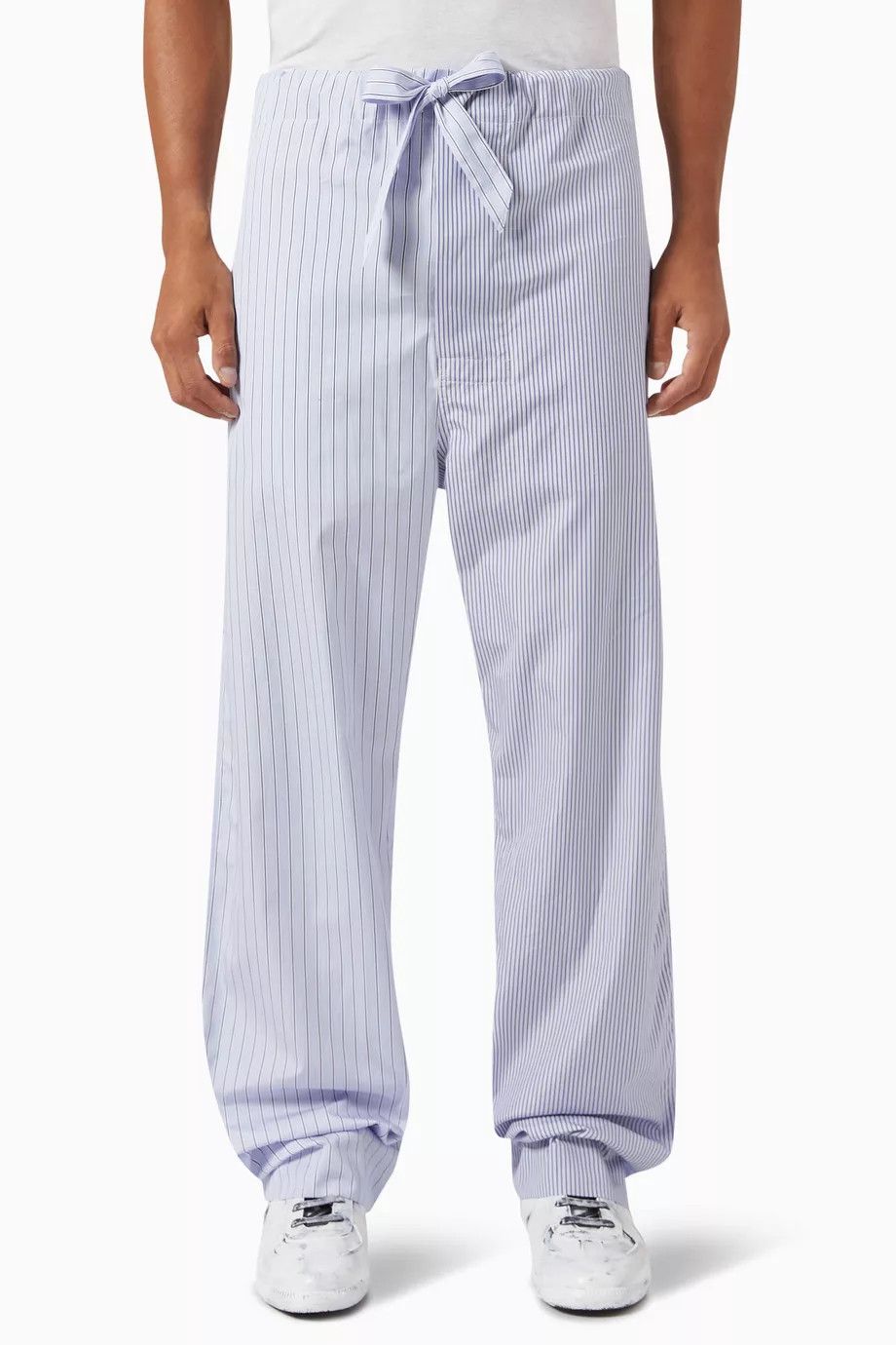 Maison Margiela oc11z0925 Striped Pant in Blue Size US 32 / EU 48 - 1 Thumbnail