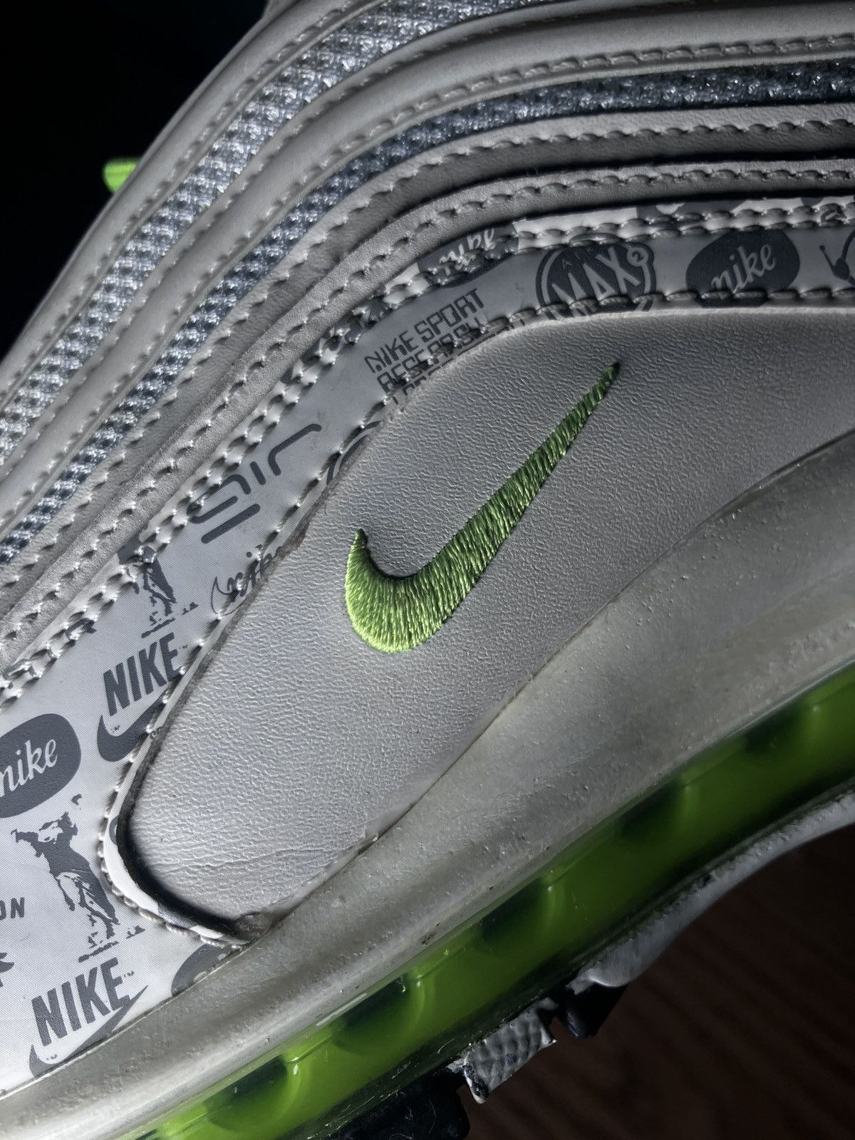 Nike Size 11.5 - Nike Air Max ‘97 Reflective Logos Size US 11.5 / EU 44-45 - 6 Thumbnail