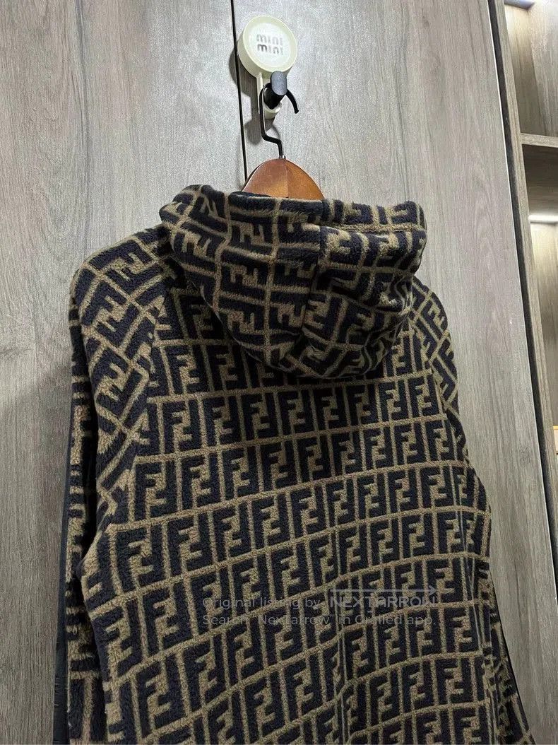 Fendi Fendi Monogram Zip Hooded Jacket. Size US S / EU 44-46 / 1 - 7 Thumbnail