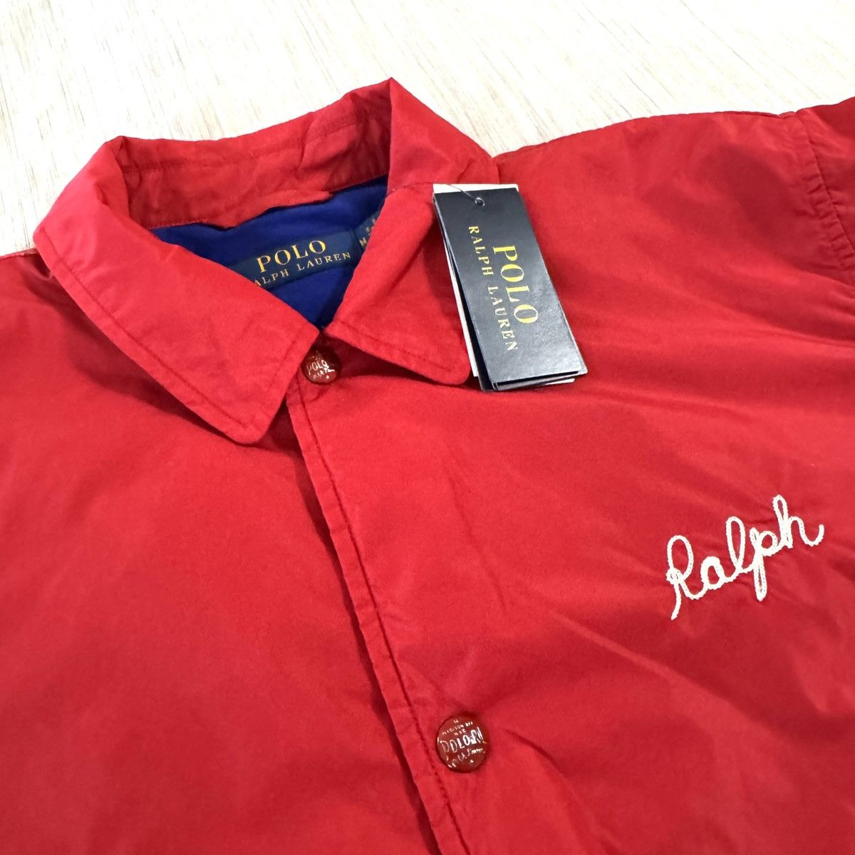 Polo Ralph Lauren Polo Ralph Lauren Coach N.Y. State Champs Jacket Size US XL / EU 56 / 4 - 4 Thumbnail