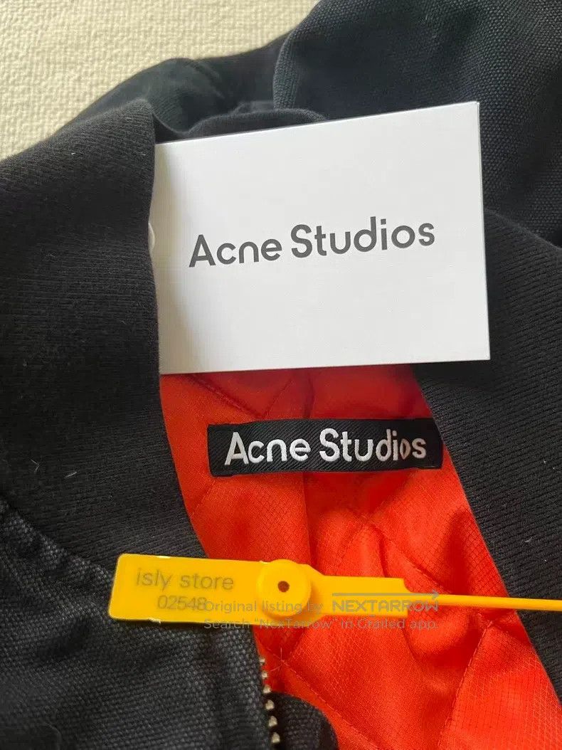 Acne Studios Acne Studios Solid Color Logo Patch Zipper Pilot Long Slee Size US S / EU 44-46 / 1 - 4 Thumbnail