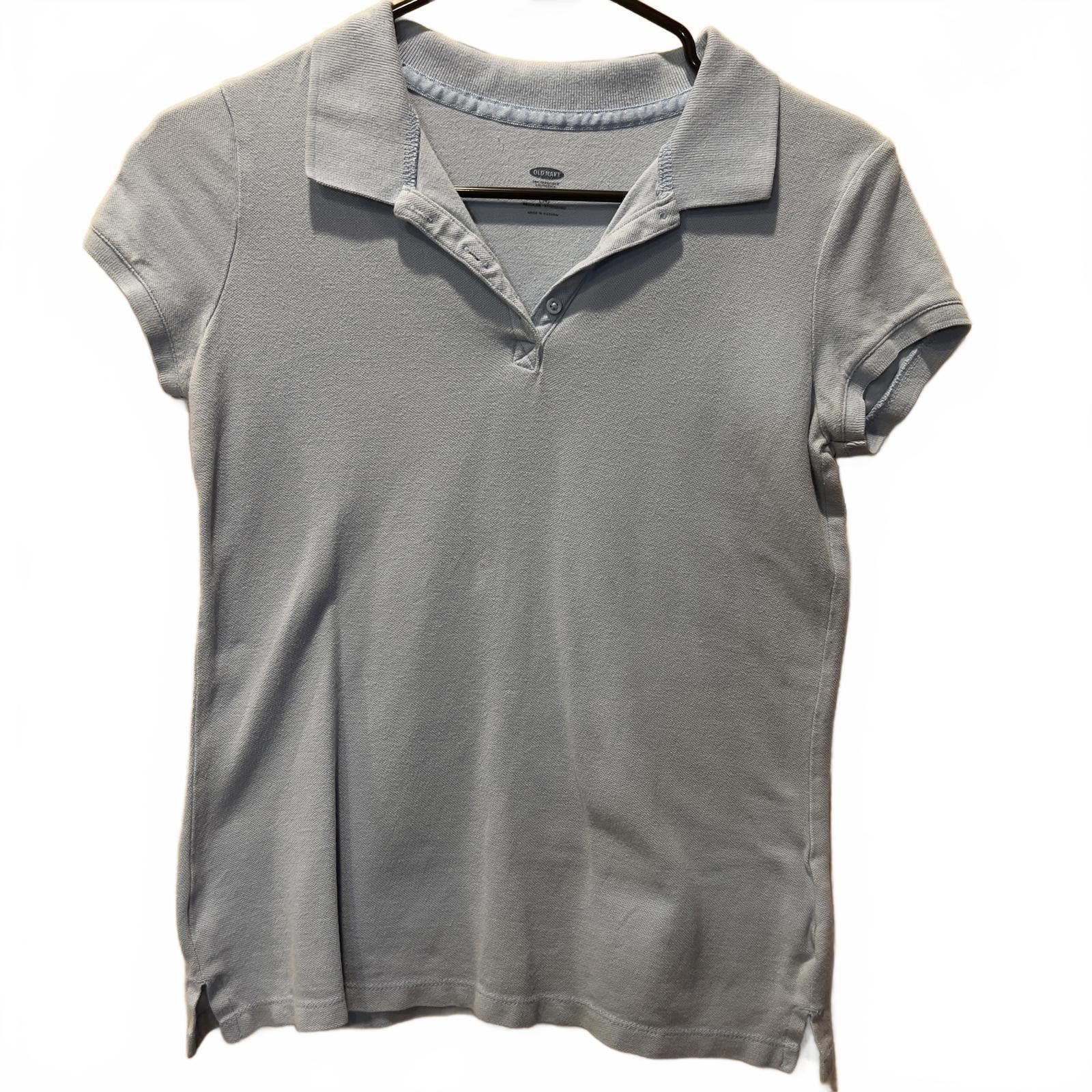 Old Navy Old Navy Light Blue Girl's Polo Shirt XL Size ONE SIZE - 1 Thumbnail