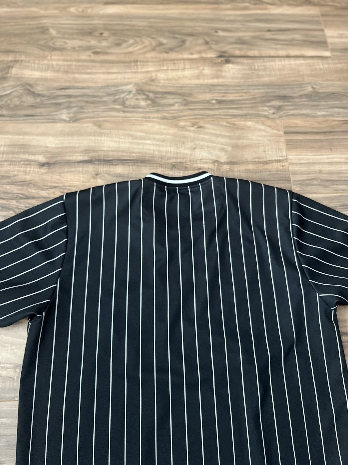 Supreme Supreme Pinstripe Baseball Jersey Size US XL / EU 56 / 4 - 19 Thumbnail