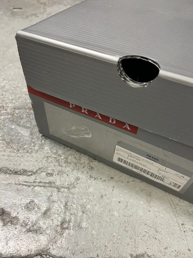 Prada 2000s Prada America’s Cups Brown Leather Hybrid Mid Sneakers Size US 9 / IT 39 - 9 Thumbnail