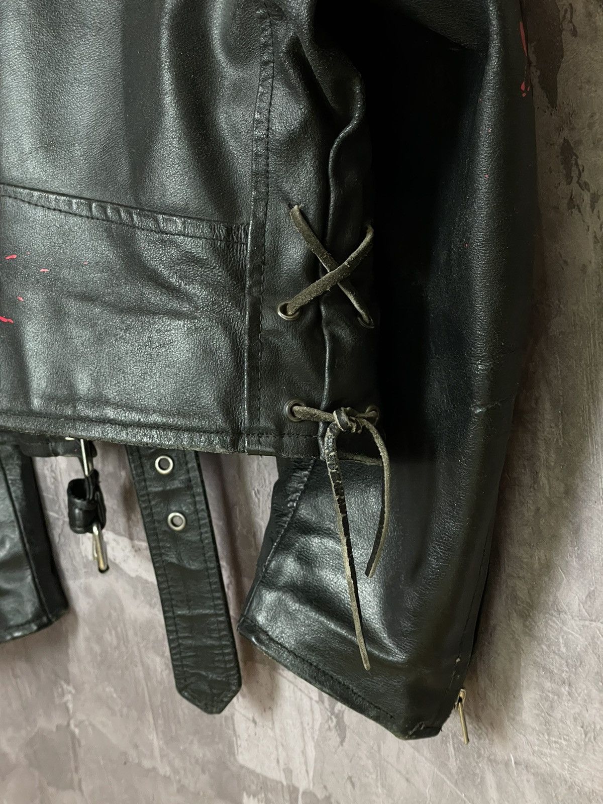 Vintage Vintage Leather Biker Motorcycle Jacket Streetwear 90s Size US L / EU 52-54 / 3 - 16 Thumbnail