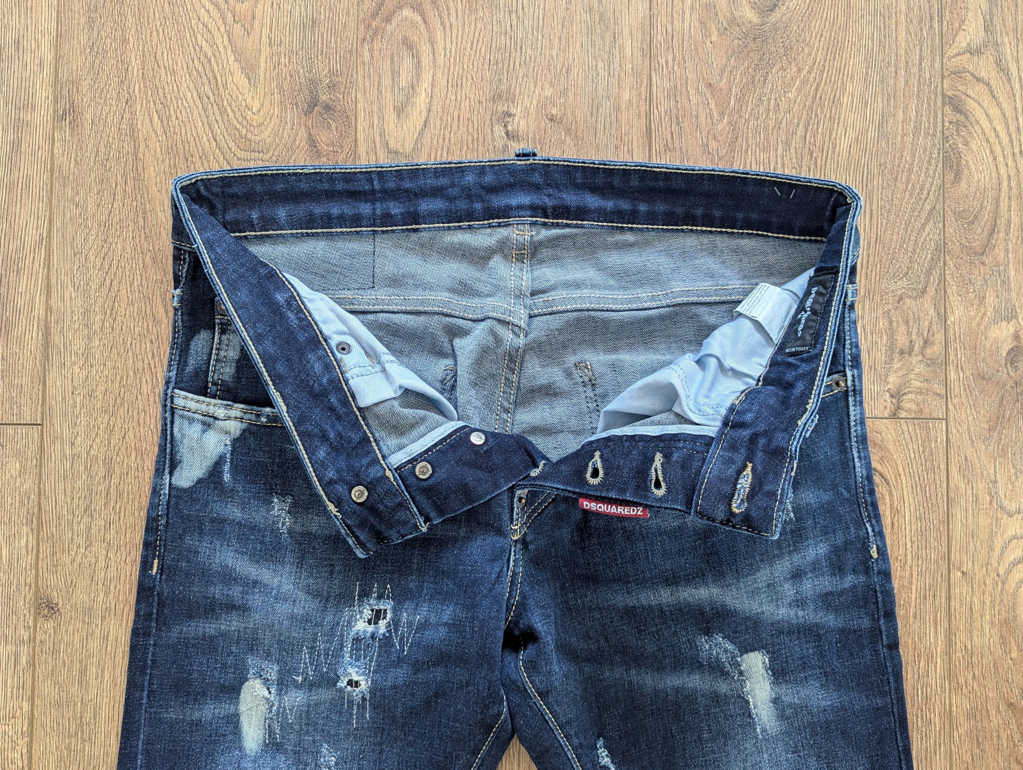 Dsquared2 Dsquared2 Blue Distressed Kenny Twist Men's Made In Italy Size US 28 / EU 44 - 11 Thumbnail
