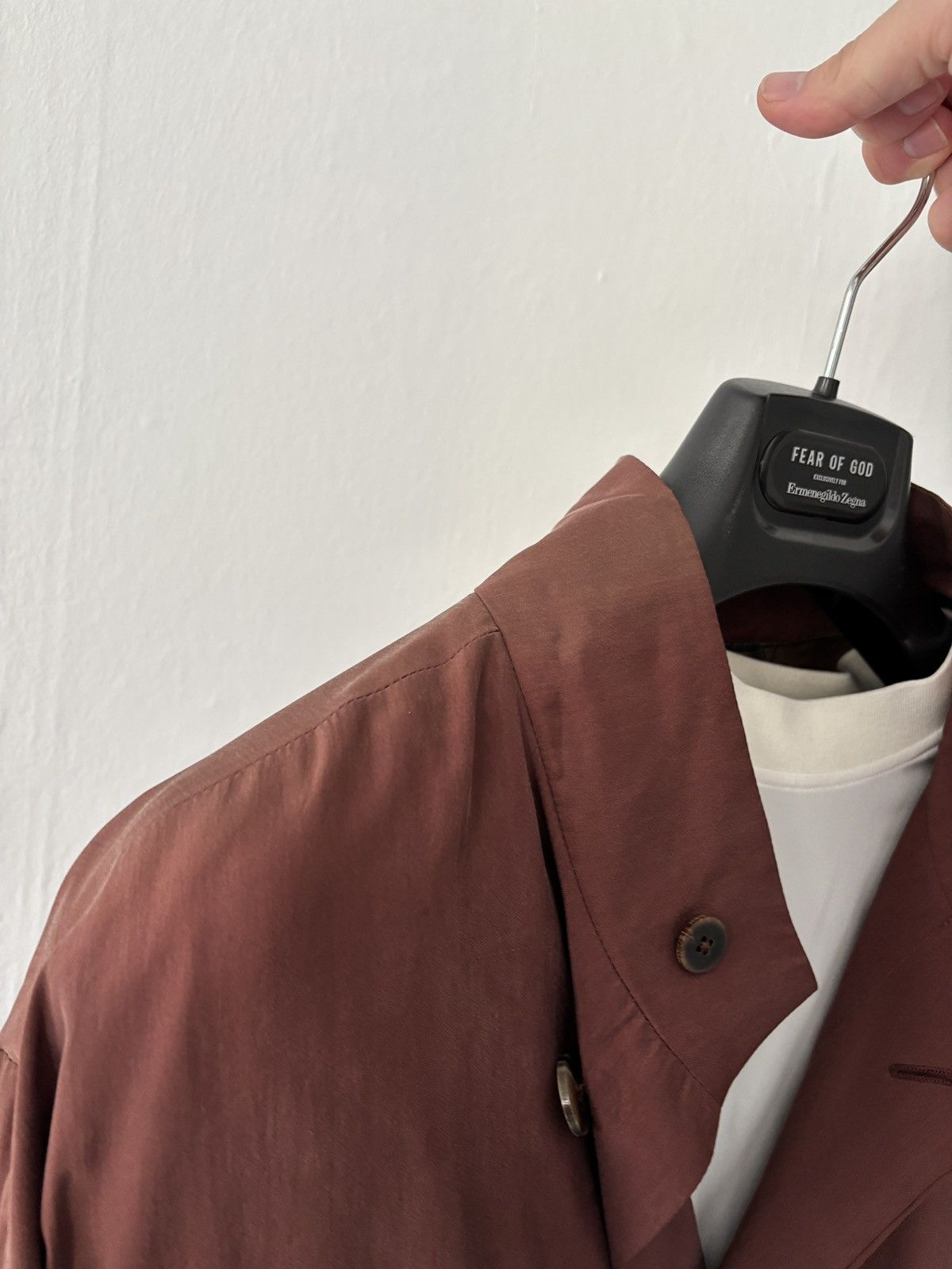 Ermenegildo Zegna × Fear of God Fear of God Zegna Bordeaux Blouson Size US M / EU 48-50 / 2 - 7 Thumbnail