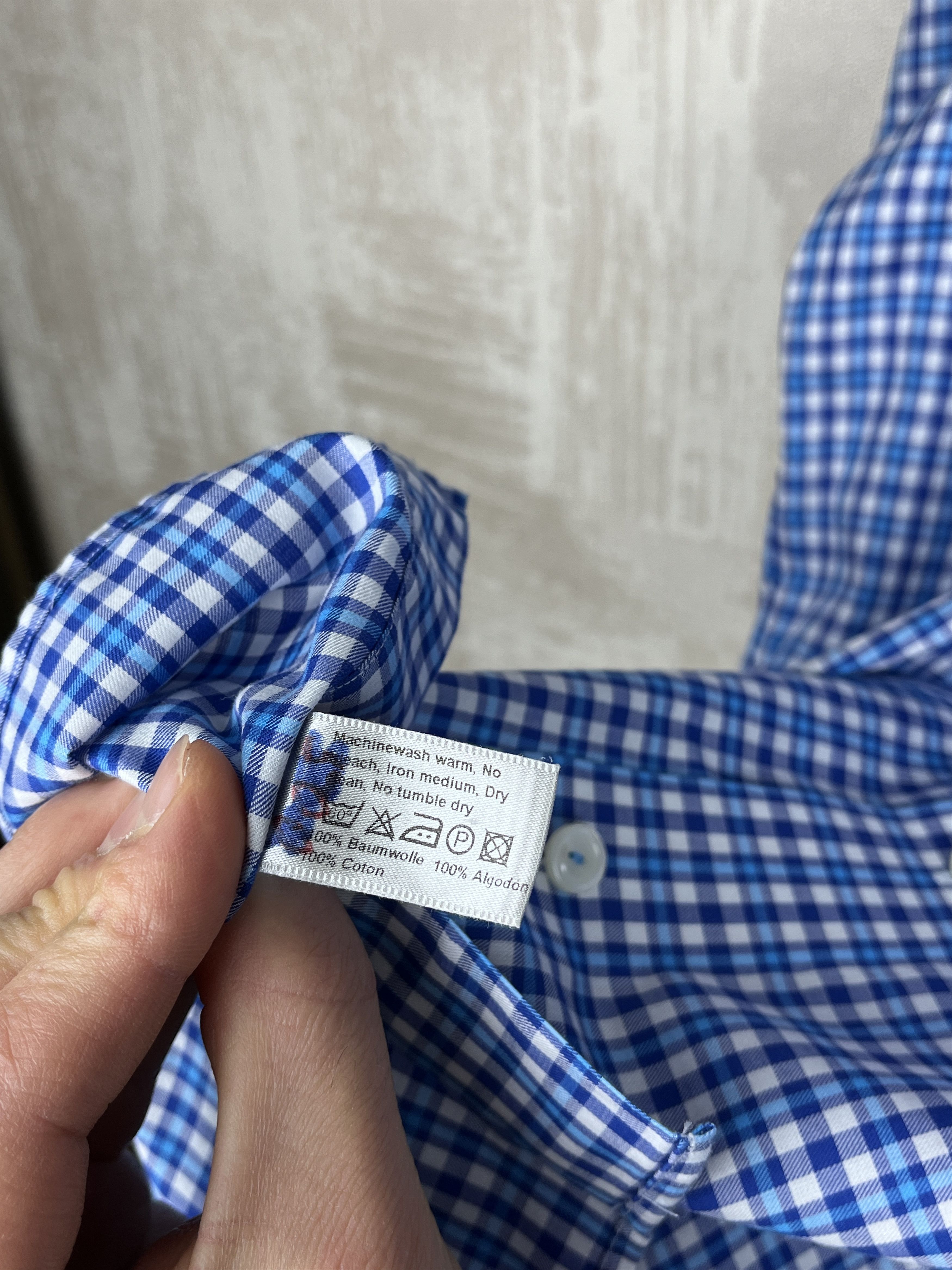 Eton Eton Check Dress Shirt Long Sleeve Men's Size 39 15.5 Size US M / EU 48-50 / 2 - 10 Thumbnail