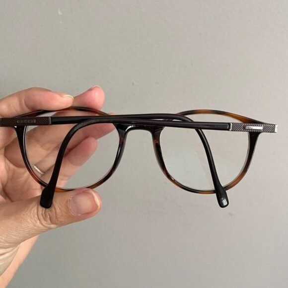 Gucci Vintage Gucci Tortoiseshell Glasses Frames w/ Case 🇮🇹 Size ONE SIZE - 10 Thumbnail