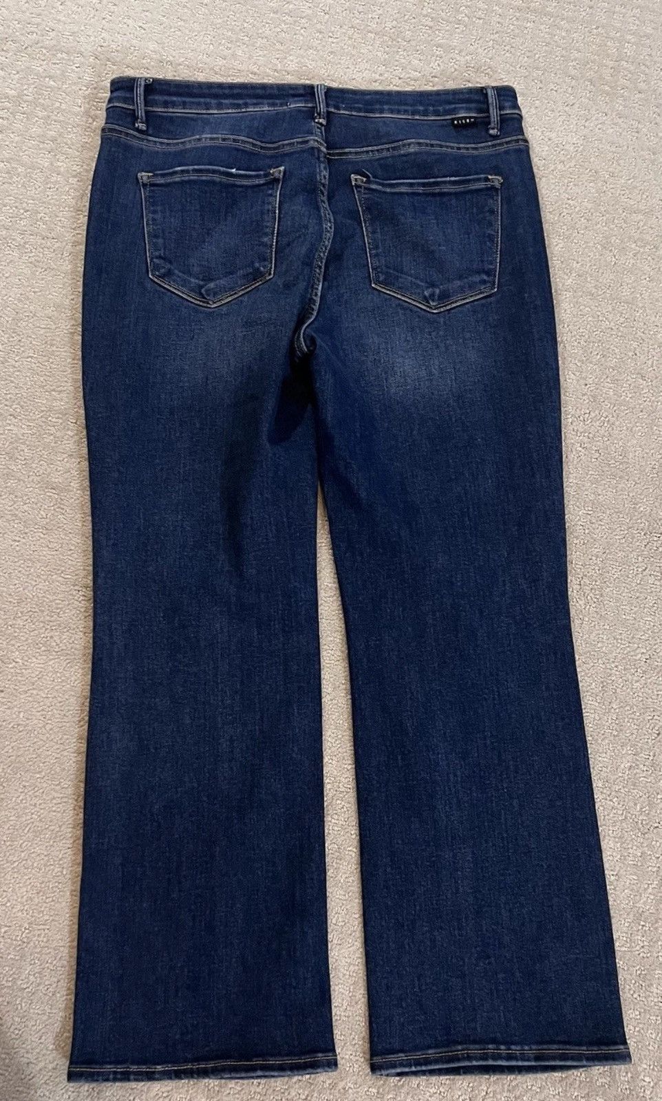 Designer Risen Jeans Womens 15/32 High Rise Bootcut Stretch Denim Size 36" / US 14 / IT 50 - 6 Thumbnail