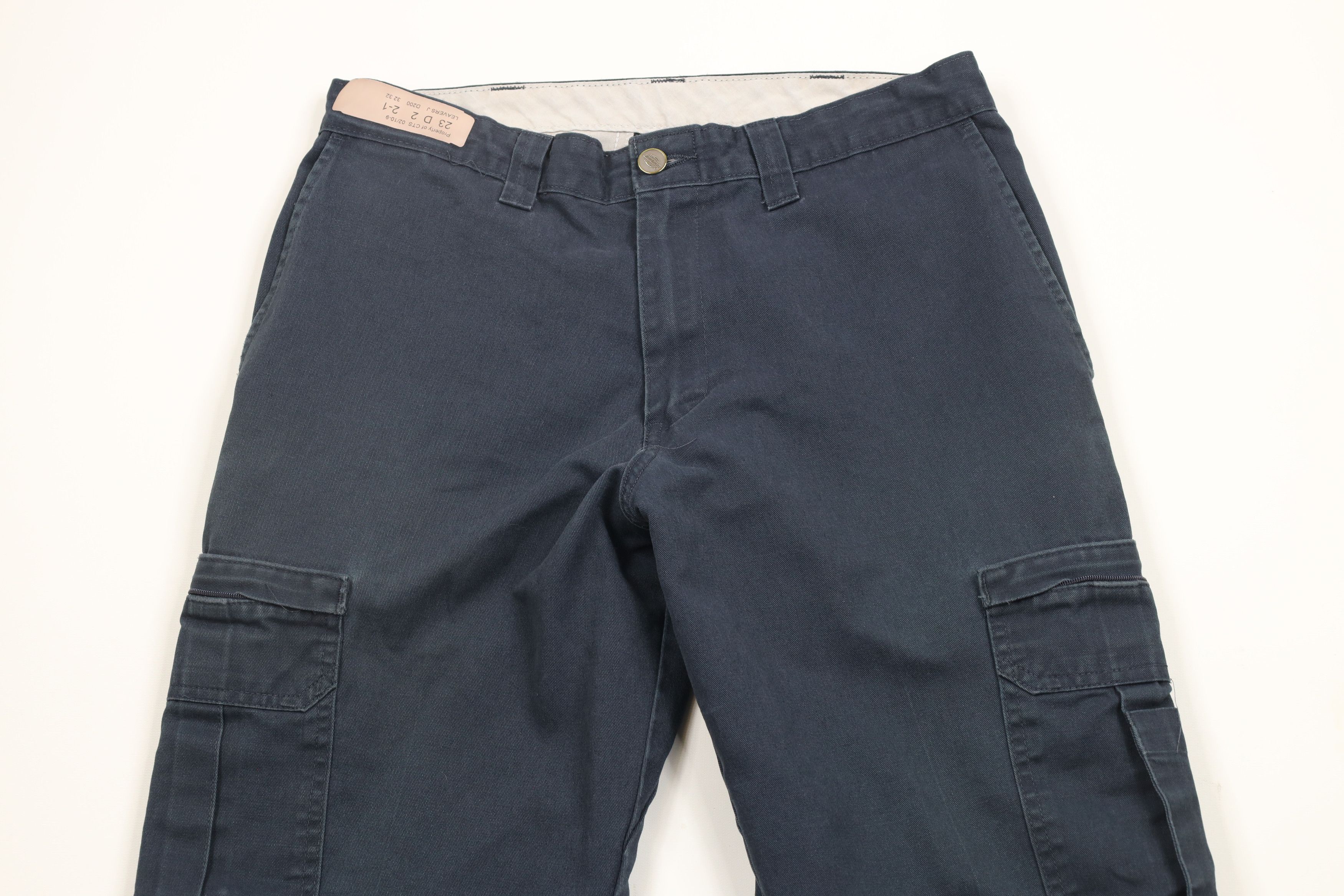 Dickies × Vintage Vintage 90s Dickies Wide Leg Cargo Workwear Mechanic Pants Size US 32 / EU 48 - 2 Thumbnail