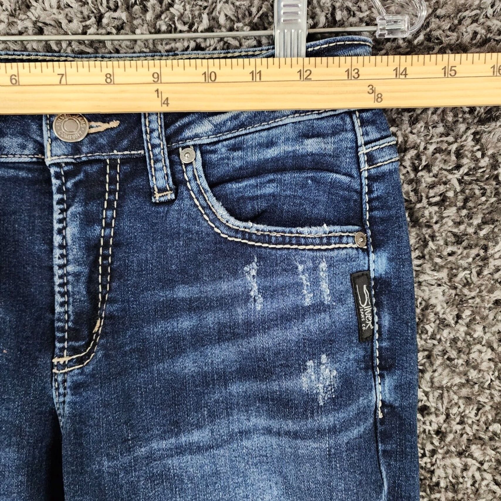 Silver Jeans Co. Silver Jeans Womens Slim Bootcut Blue Jeans Size 26 Size 26" / US 2 / IT 38 - 4 Thumbnail