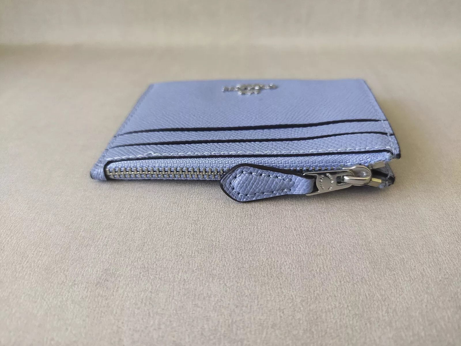 Coach Coach Mini Skinny ID zip CardCase cross grain leather T 9135 Size ONE SIZE - 9 Thumbnail