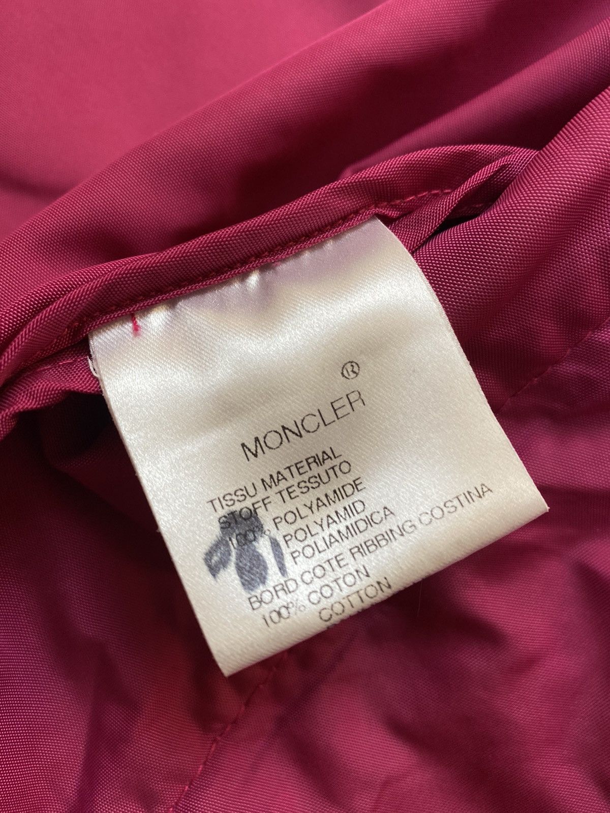 Moncler 🚨 Moncler vintage pink nylon button jacket bomber womans M 2 Size M / US 6-8 / IT 42-44 - 10 Thumbnail