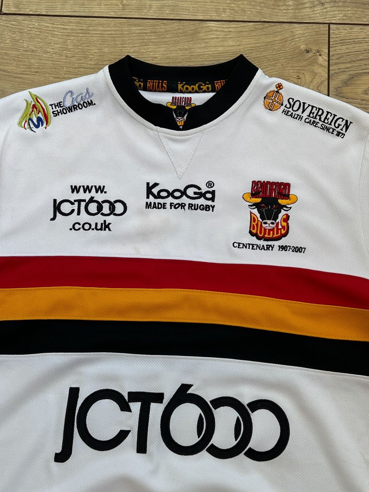 Vintage Vintage Bradford Bulls 2007/2008 Home Rugby Shirt Jersey Size US M / EU 48-50 / 2 - 2 Thumbnail